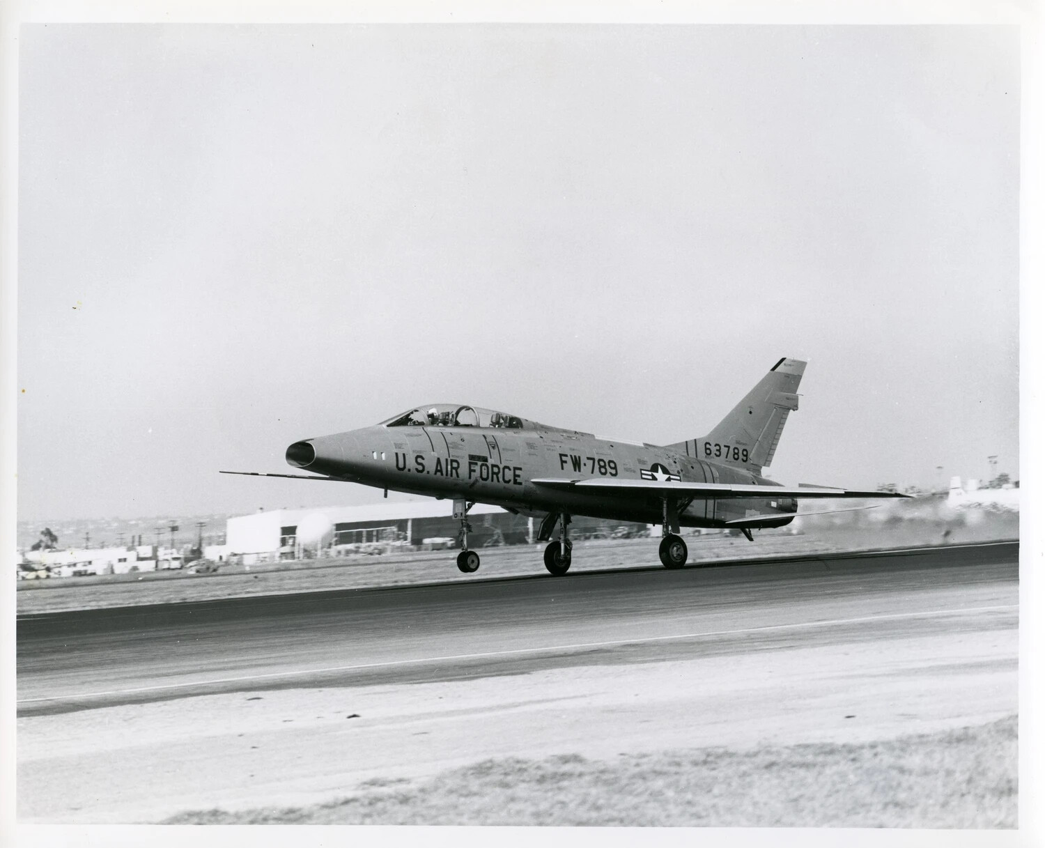 North American F-100 Super Sabre 'FW-789' (S/N 63789), USAF, Takeoff/Landing Sequence