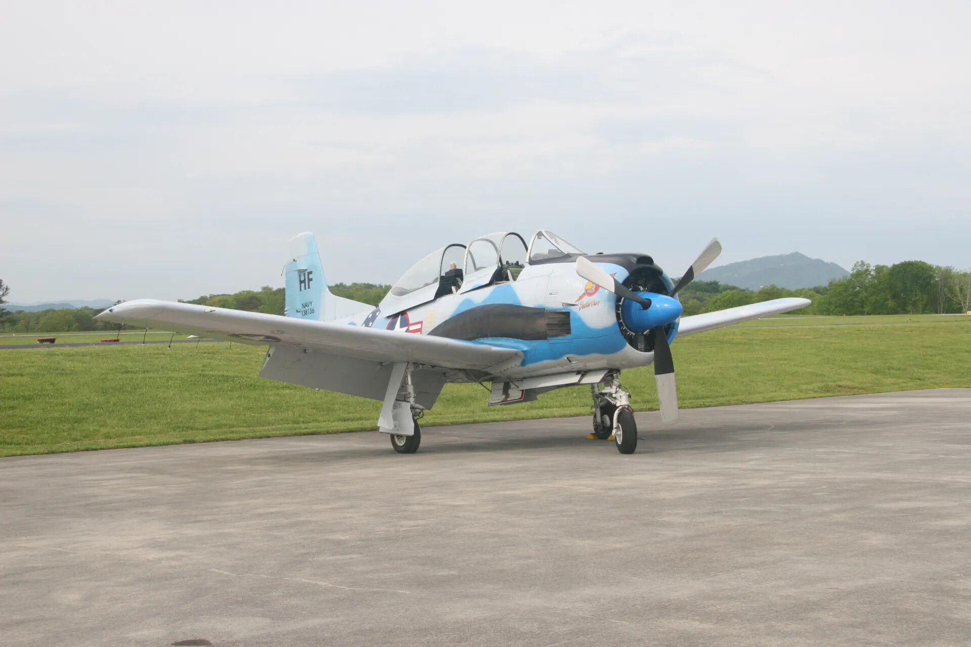 North American T-28 Trojan 'Bulldog,' Navy 138136, Operation Tailwind Reunion, April 2016