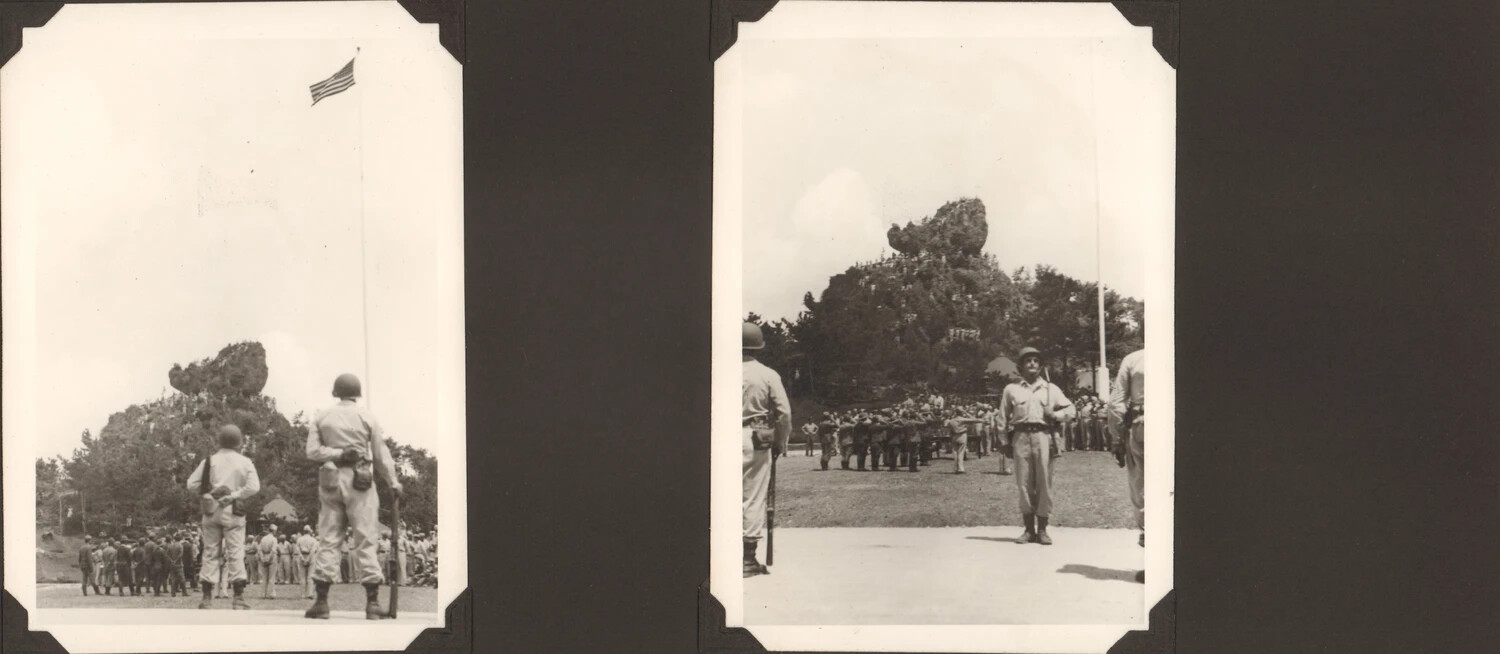 U.S. Army Flag-Raising Ceremony in Japan, Postwar Occupation Period