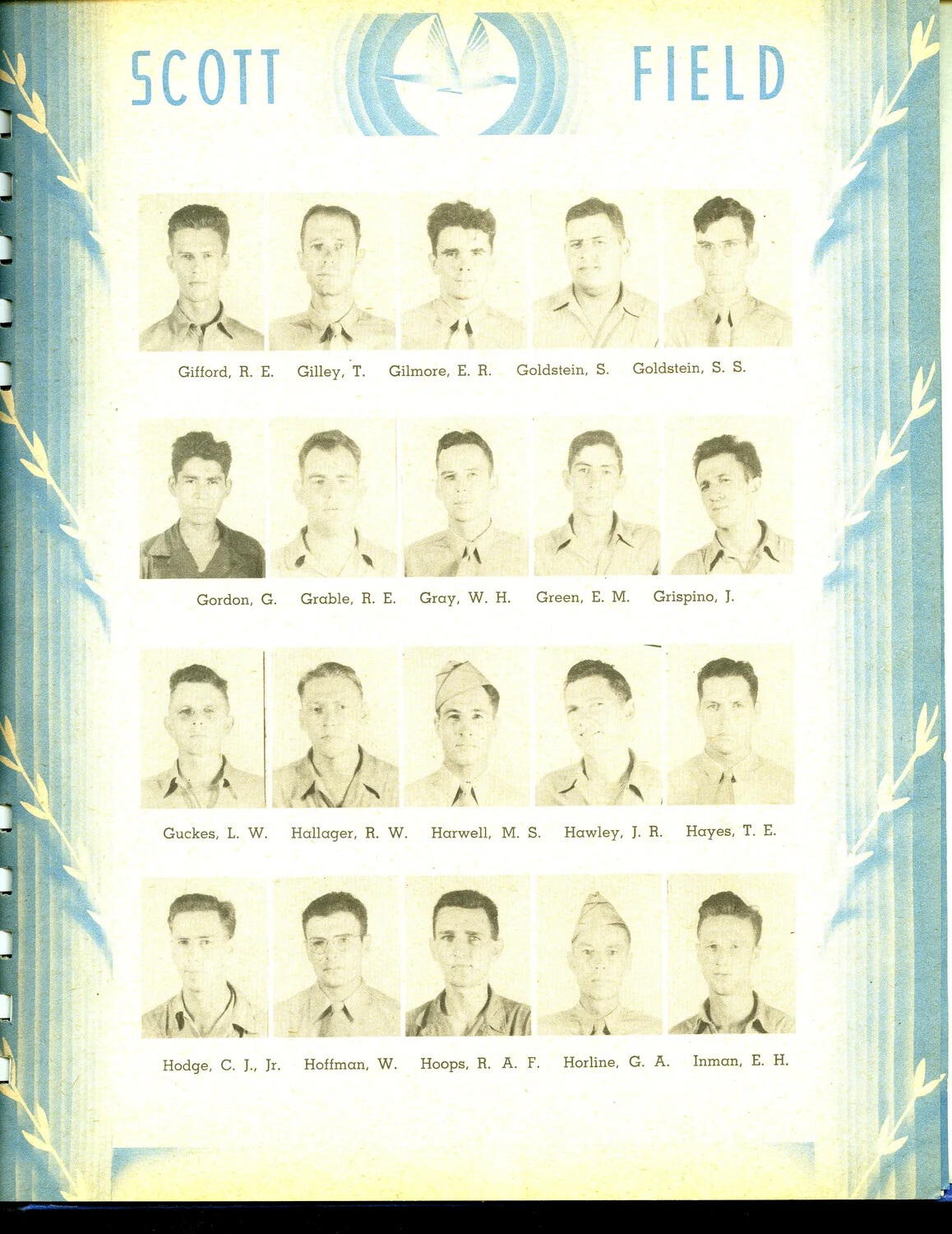 Scott Field Training Class Roster: Surnames Gifford through Inman