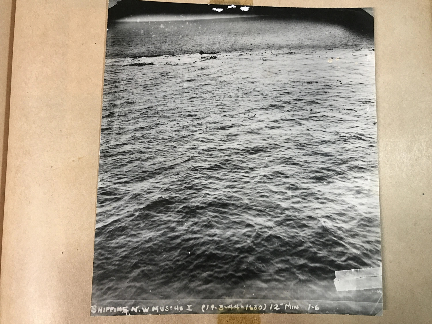 Shipping N.W. Muschu Island, 19 March 1944 - Debris Field Wide View