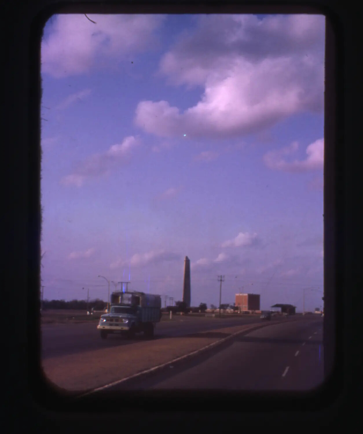Roadway Scene Near Cam Ranh Bay, Vietnam, Vietnam War Era (35mm Color Slide)