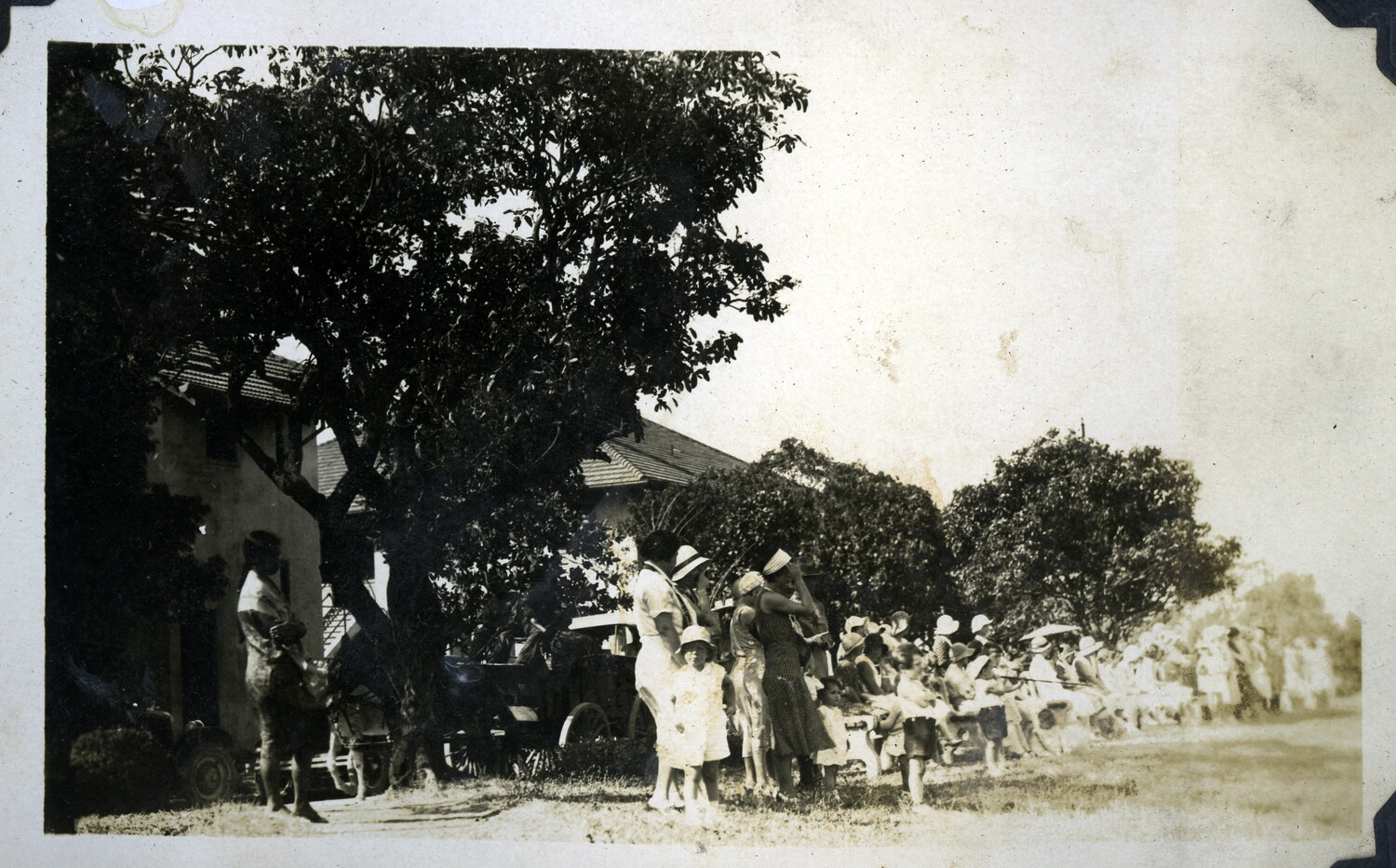 Crowd of Spectators at a Street Event, Philippines, c. 1920s-1930s