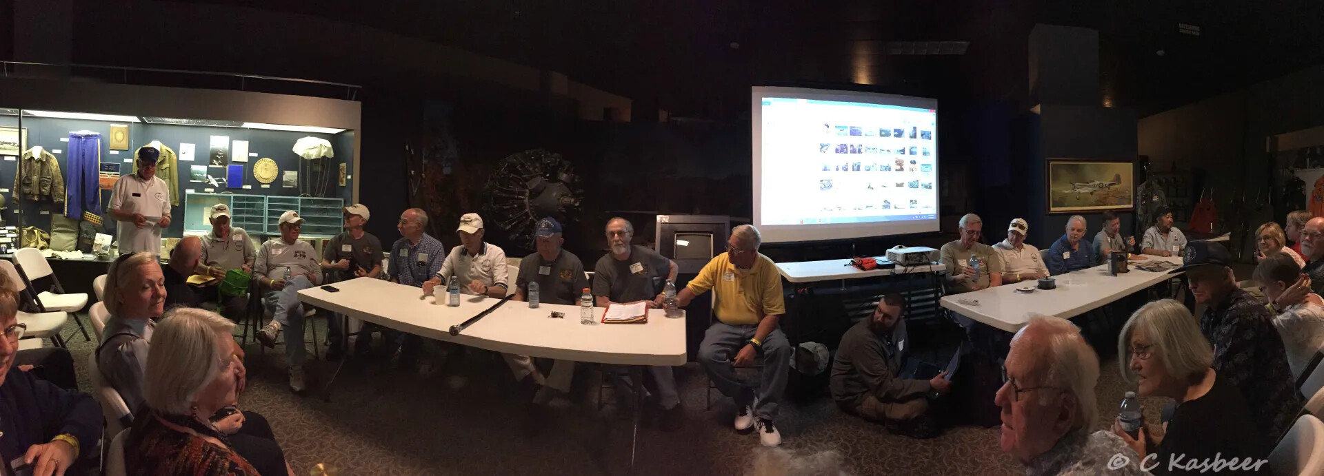 Veterans Panel Discussion at Aviation Museum, 'Jim Wold Day' Reunion, 2 May 2015