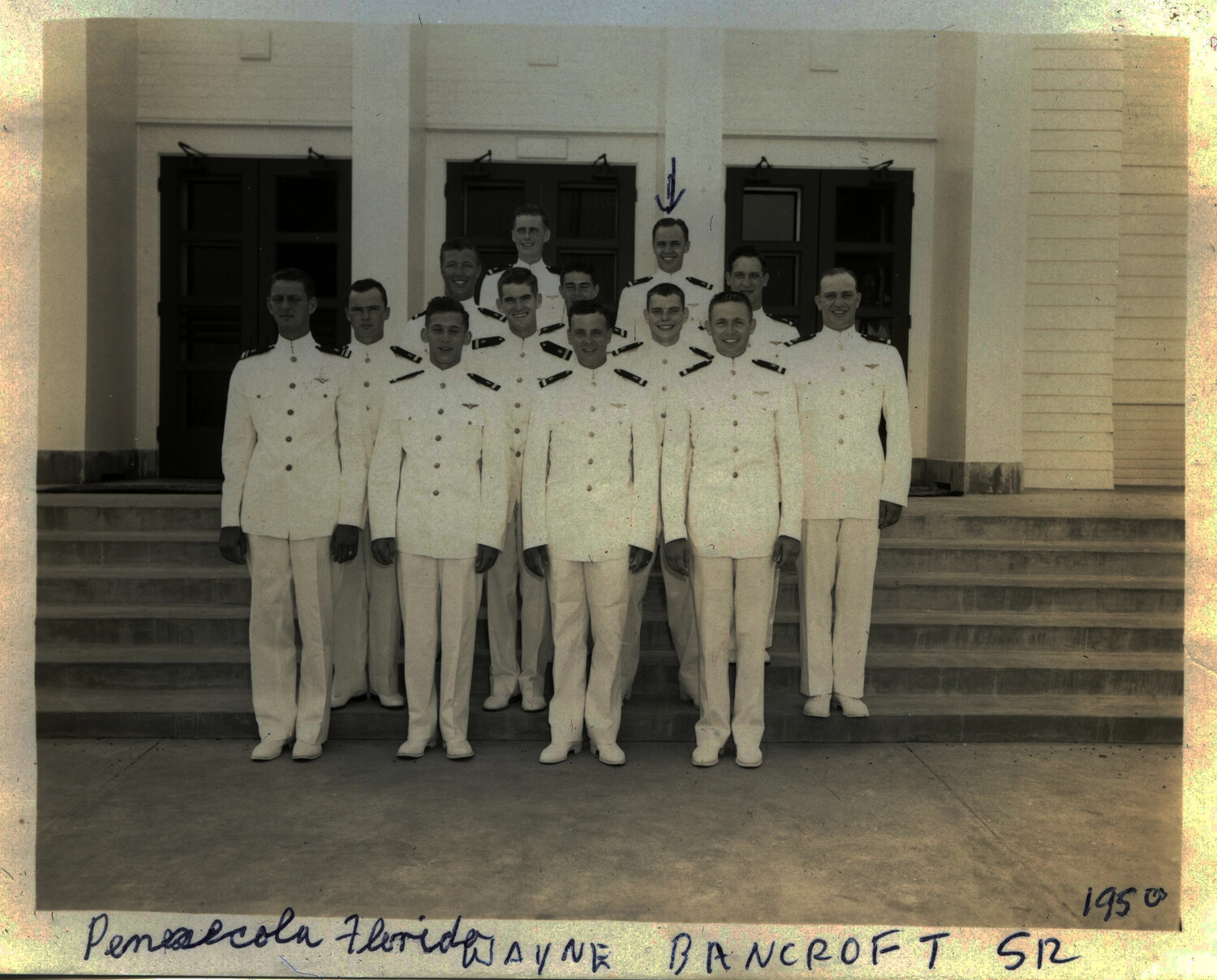 U.S. Navy Aviator Class Group Portrait, NAS Pensacola, Florida, 1950
