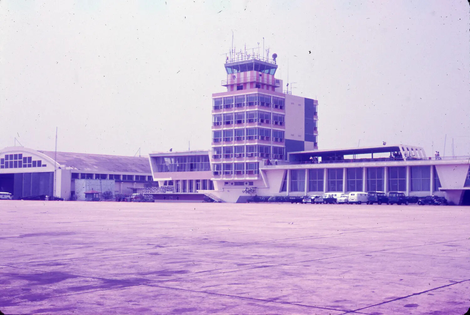 Airfield Control Tower and Terminal Building, South Vietnam, 1965 (3rd Tactical Fighter Wing Collection)