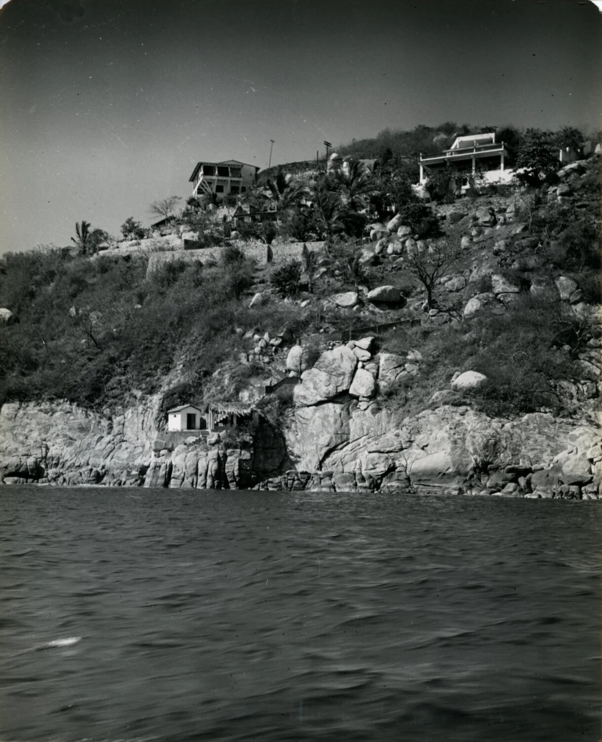 Coastal Hillside View with Villas, Photo Album of General Jonathan Wainwright, 1949
