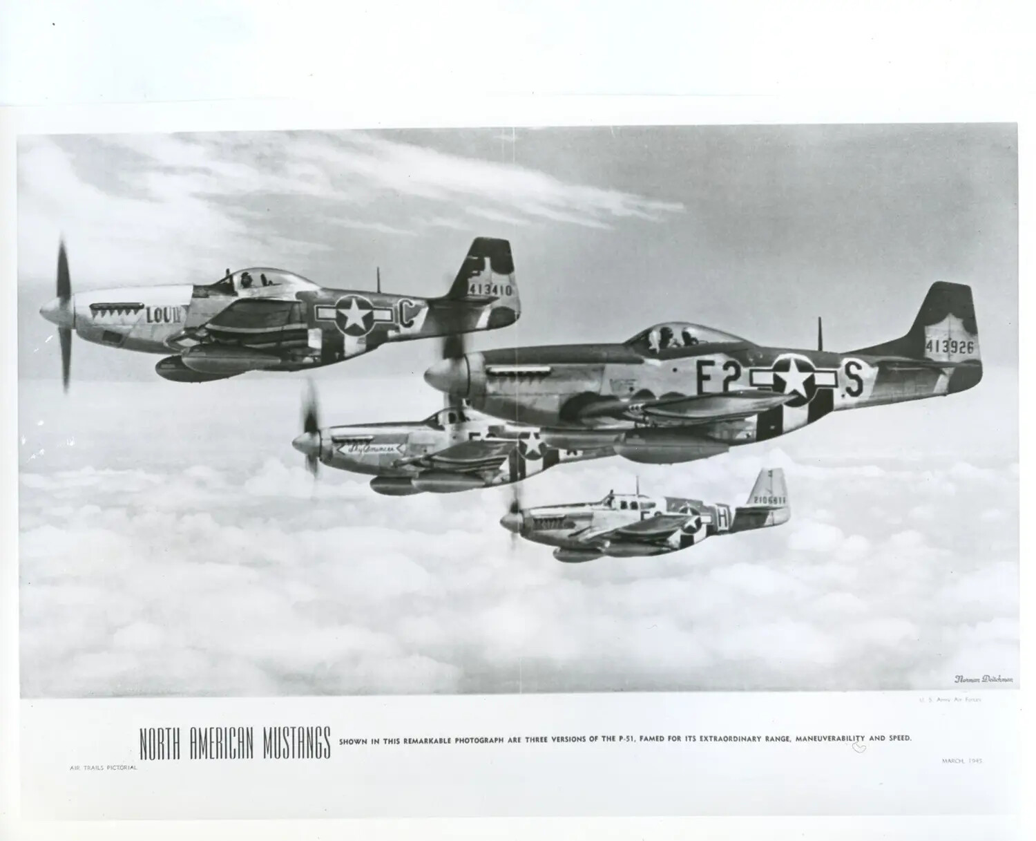 "North American Mustangs" - Air Trails Pictorial, March 1945