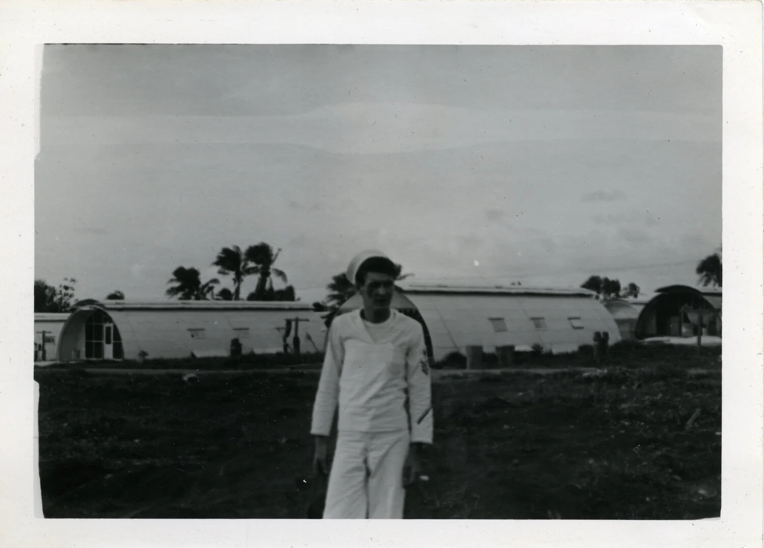 Navy Sailor at Naval Air Transport Squadron Base, Agana, Guam