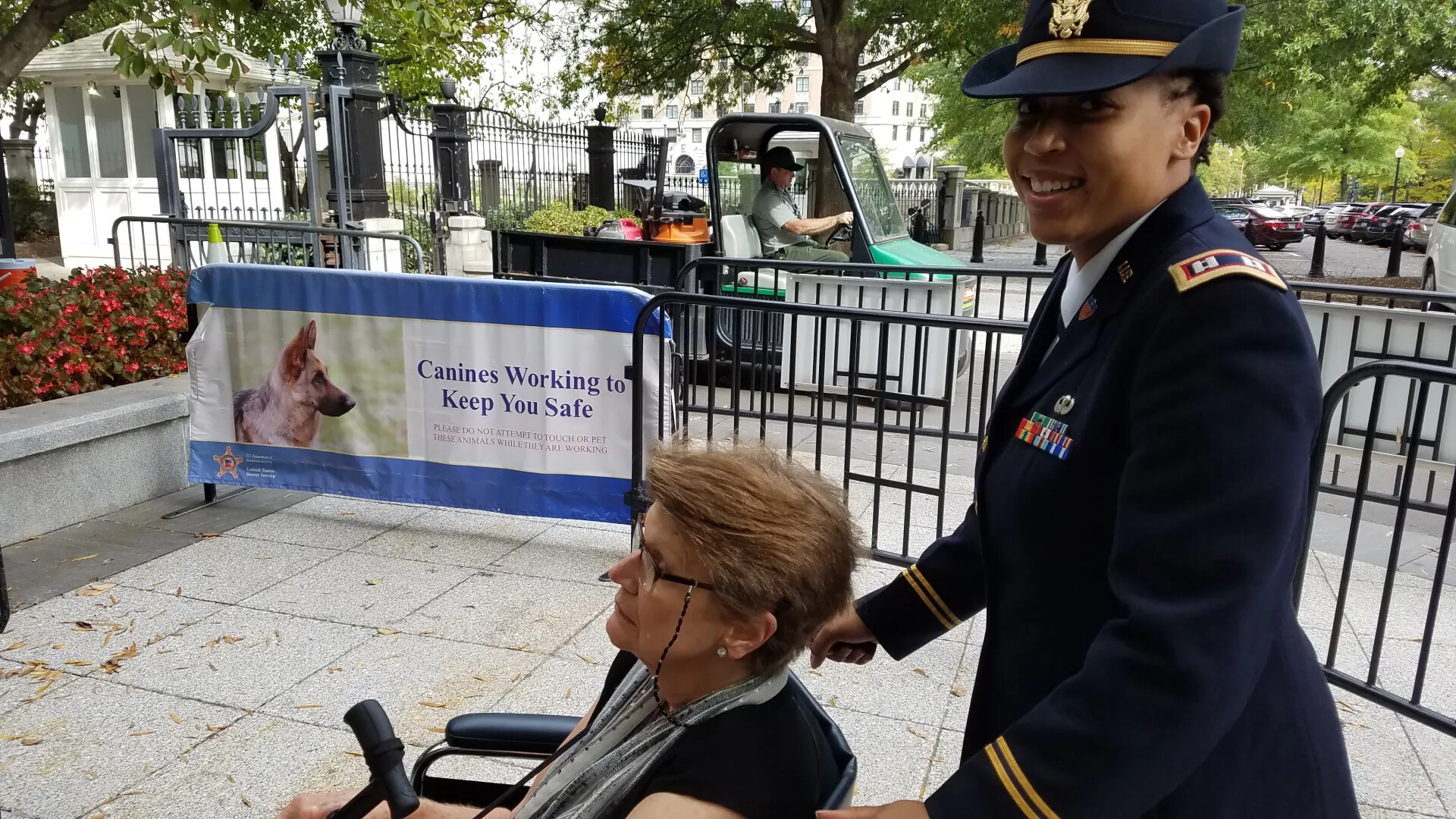 Attendees at White House Grounds, Gary 'Mike' Rose Medal of Honor Ceremony, October 23, 2017