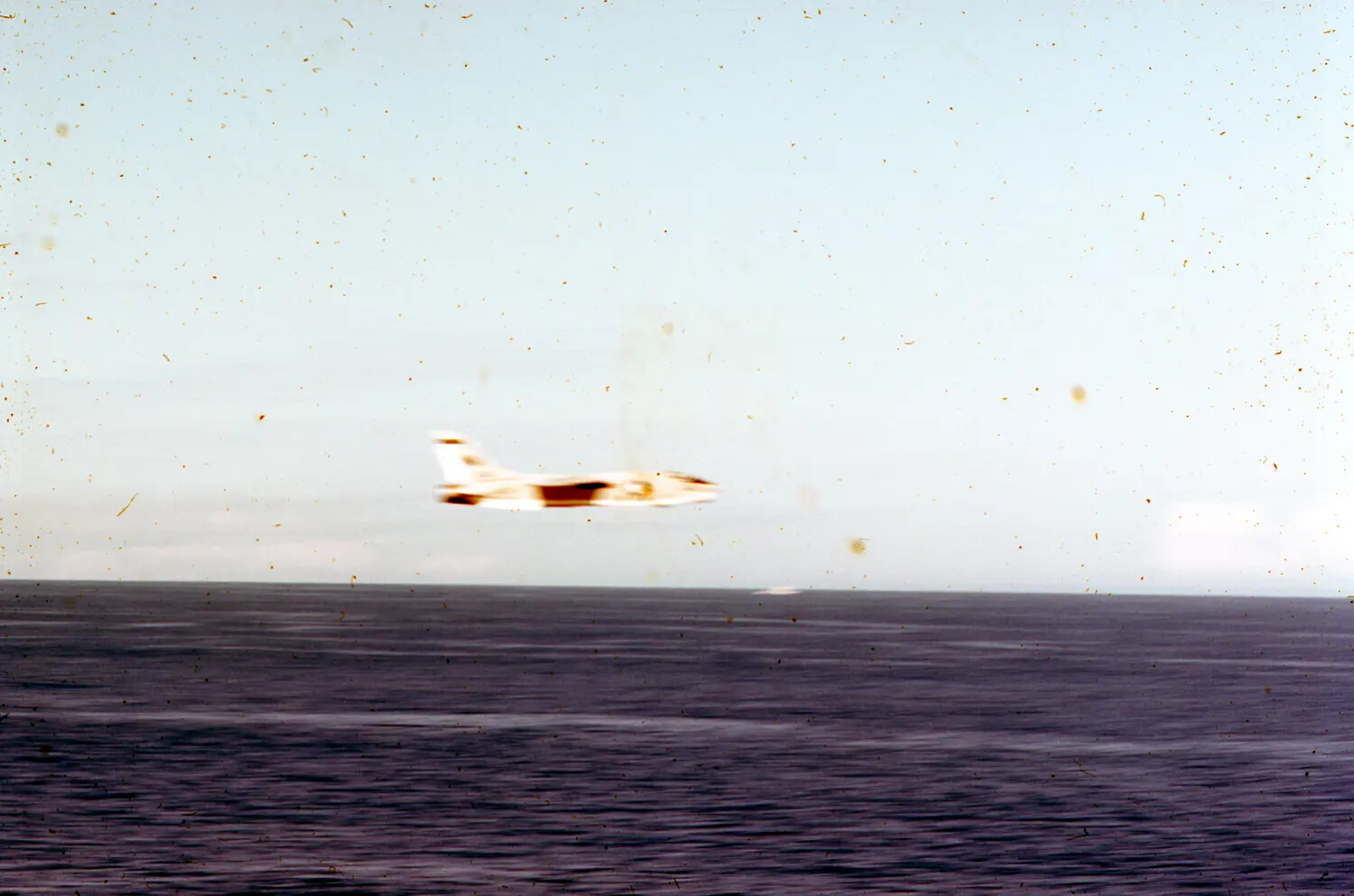 Low-Altitude Carrier Jet Over Ocean, Vietnam-Era Naval Aviation