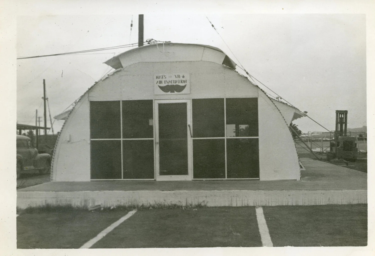 VR-6 Naval Air Transport Service Air Evacuation Quonset Hut, Agana, Guam