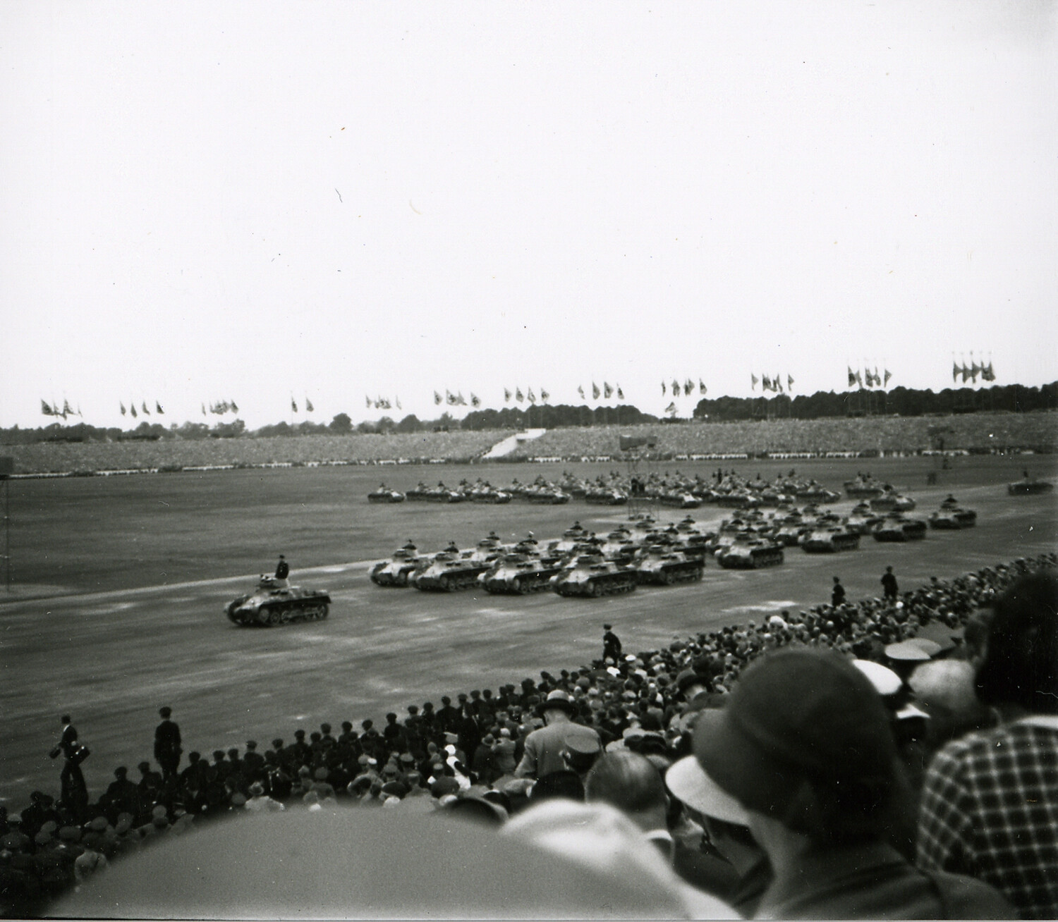 Panzer I Light Tank Formation Parading at Nazi Party Rally Grounds, Nuremberg (Pre-WWII)