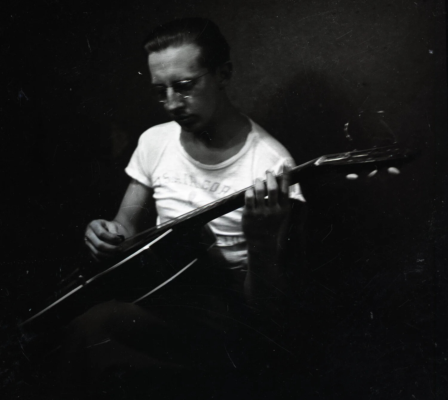 Portrait of a Musician with Upright Bass, Military Band Collection