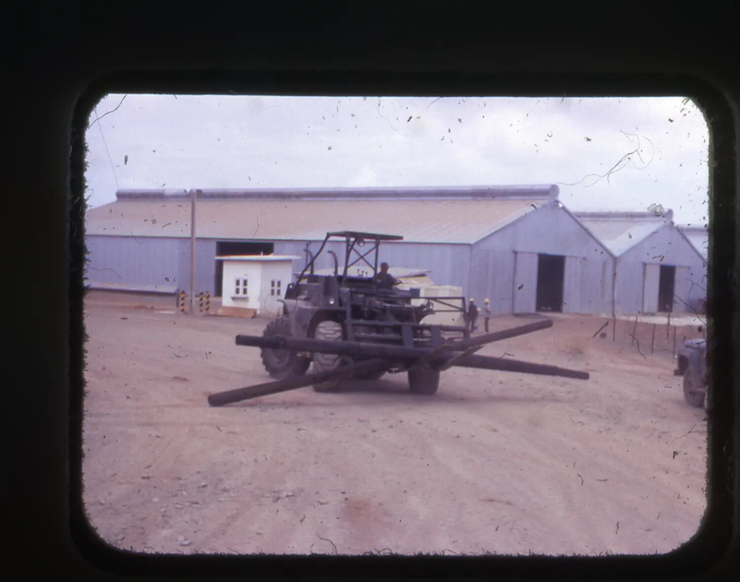 Engineer Land-Clearing Vehicle at a Logistics Base, Cam Ranh Bay, Vietnam