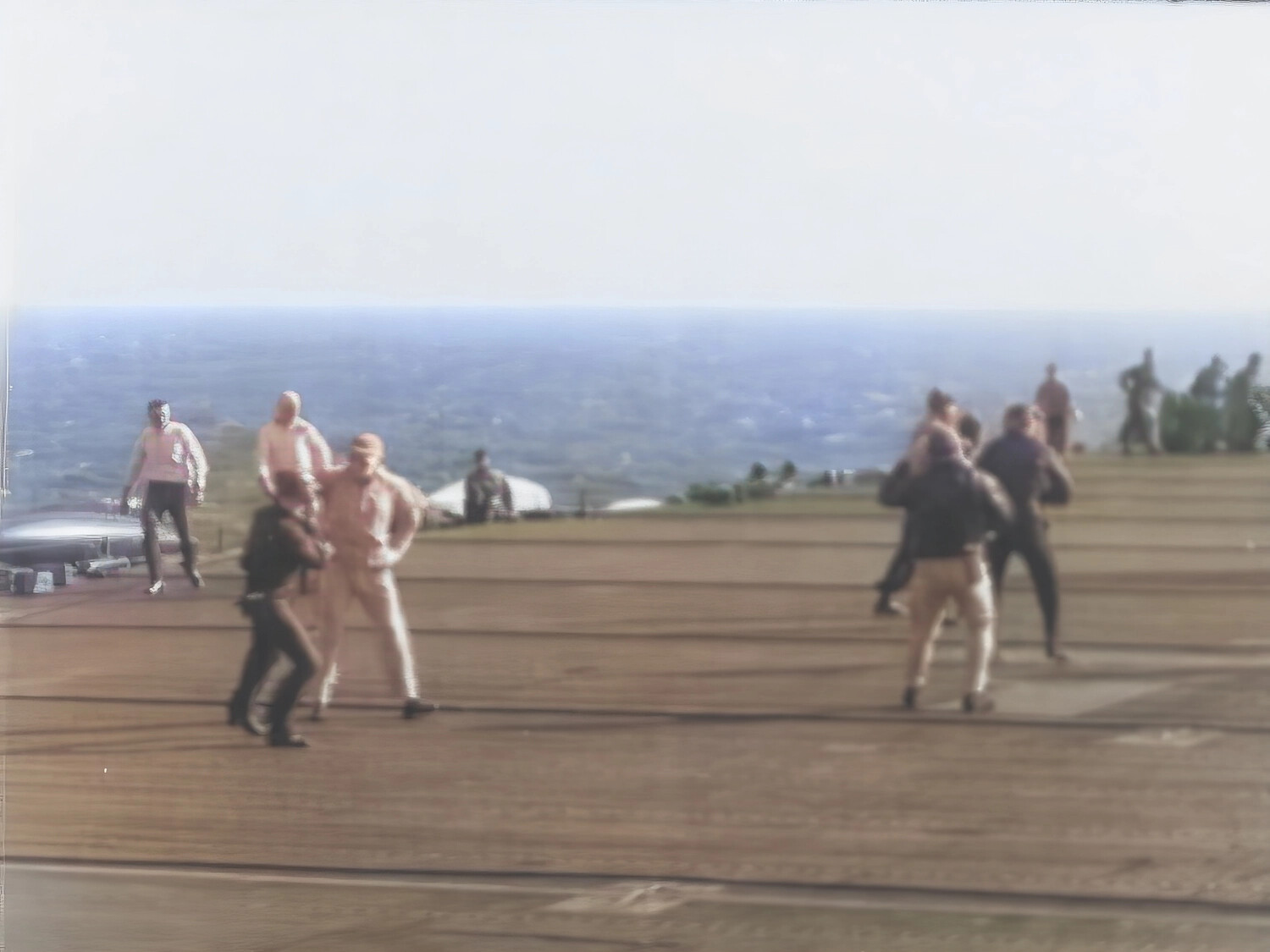 Sailors Boxing on Carrier Flight Deck, Francis R. Ferry Collection, WWII-Era Pacific Deployment