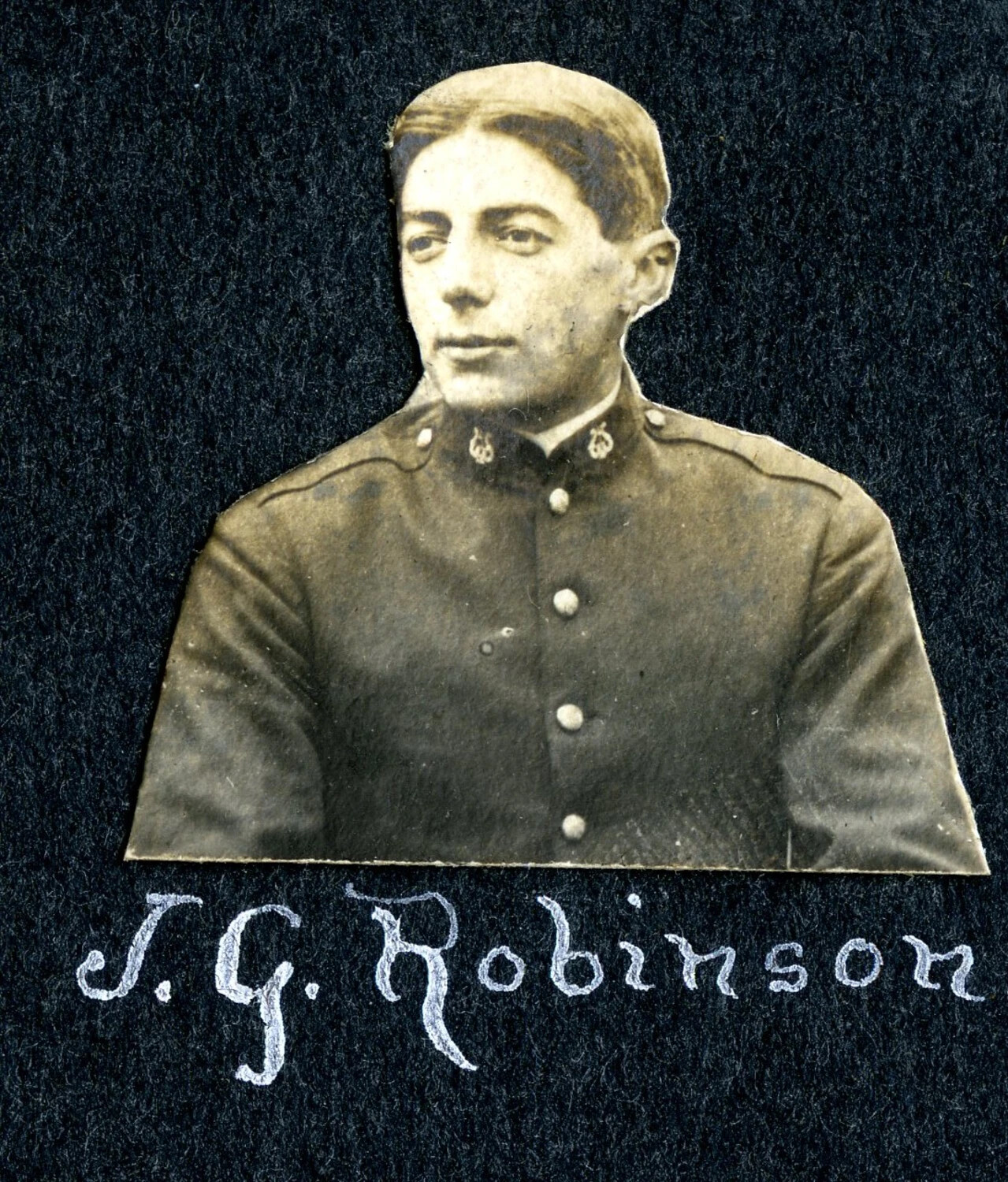 Portrait of Musician J.G. Robinson, USS Columbia's Band