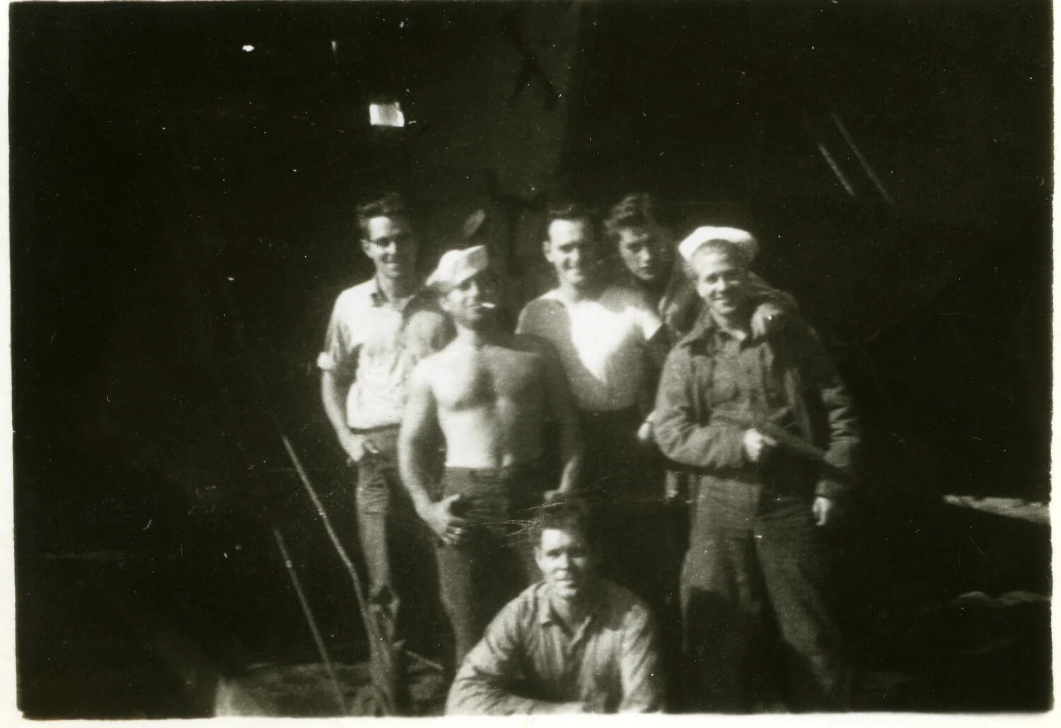 Informal Group Portrait of American Servicemen, Occupied Japan, Post-WWII Era
