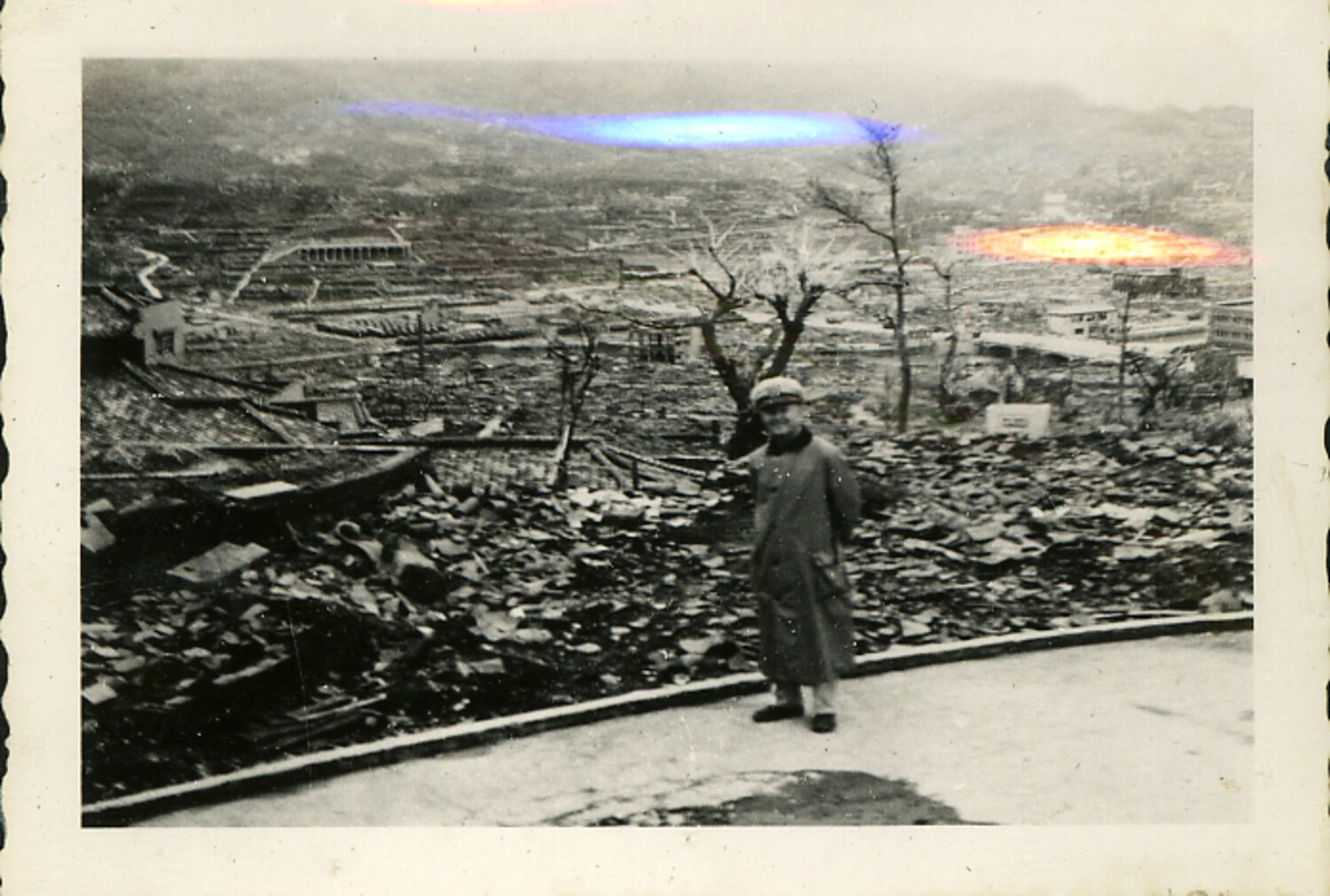 Hiroshima Devastation, Post-Atomic Bombing — Occupation-Era Photograph