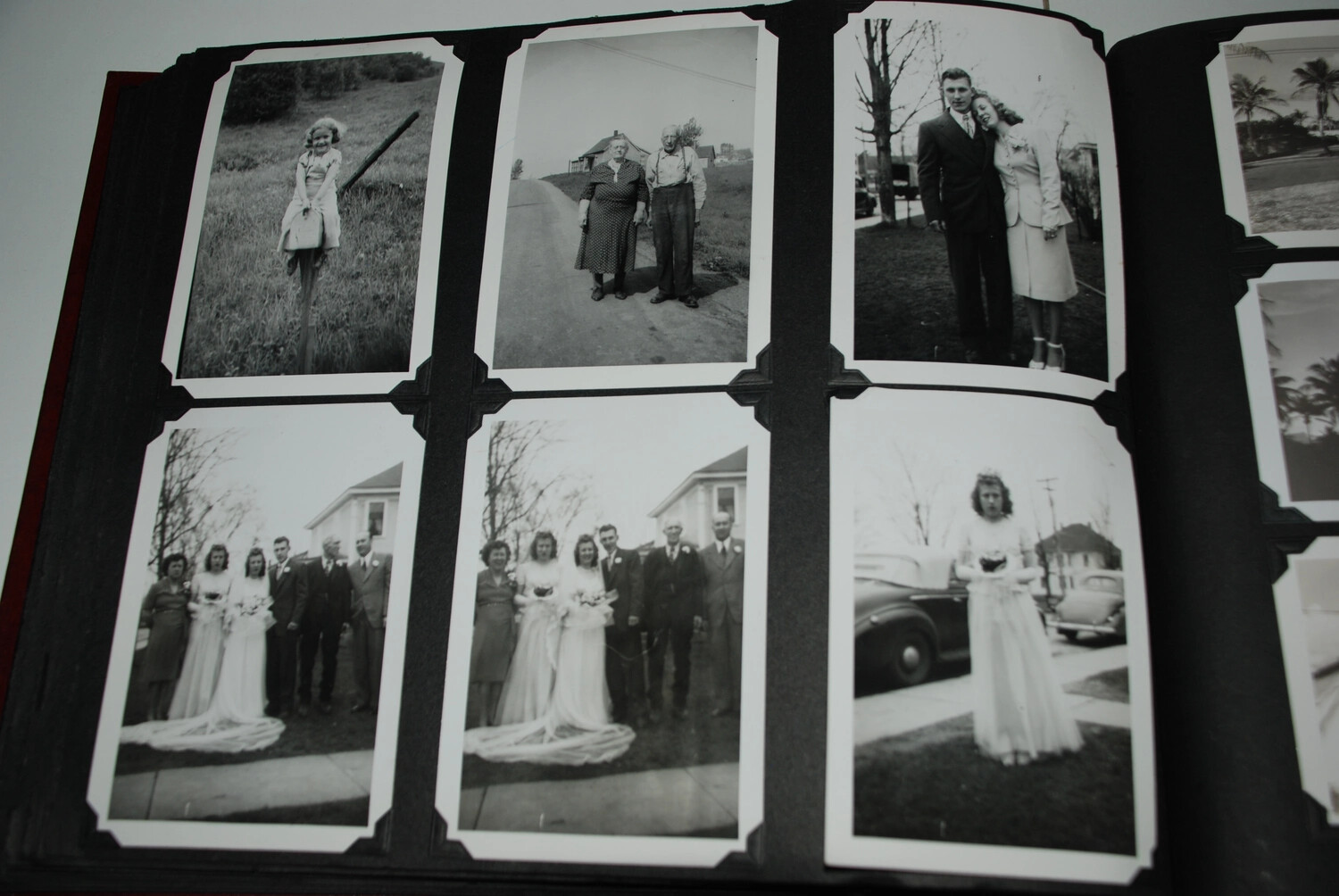 Personal Family and Wedding Snapshots, Album Page (VR-6 Naval Air Transport Squadron Collection, NAS Agana, Guam)