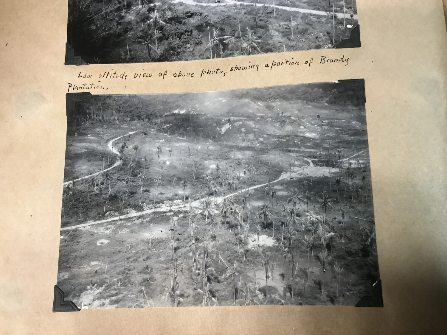 Album Page: Brandy Plantation - Continuation with Additional Low-Altitude Photograph