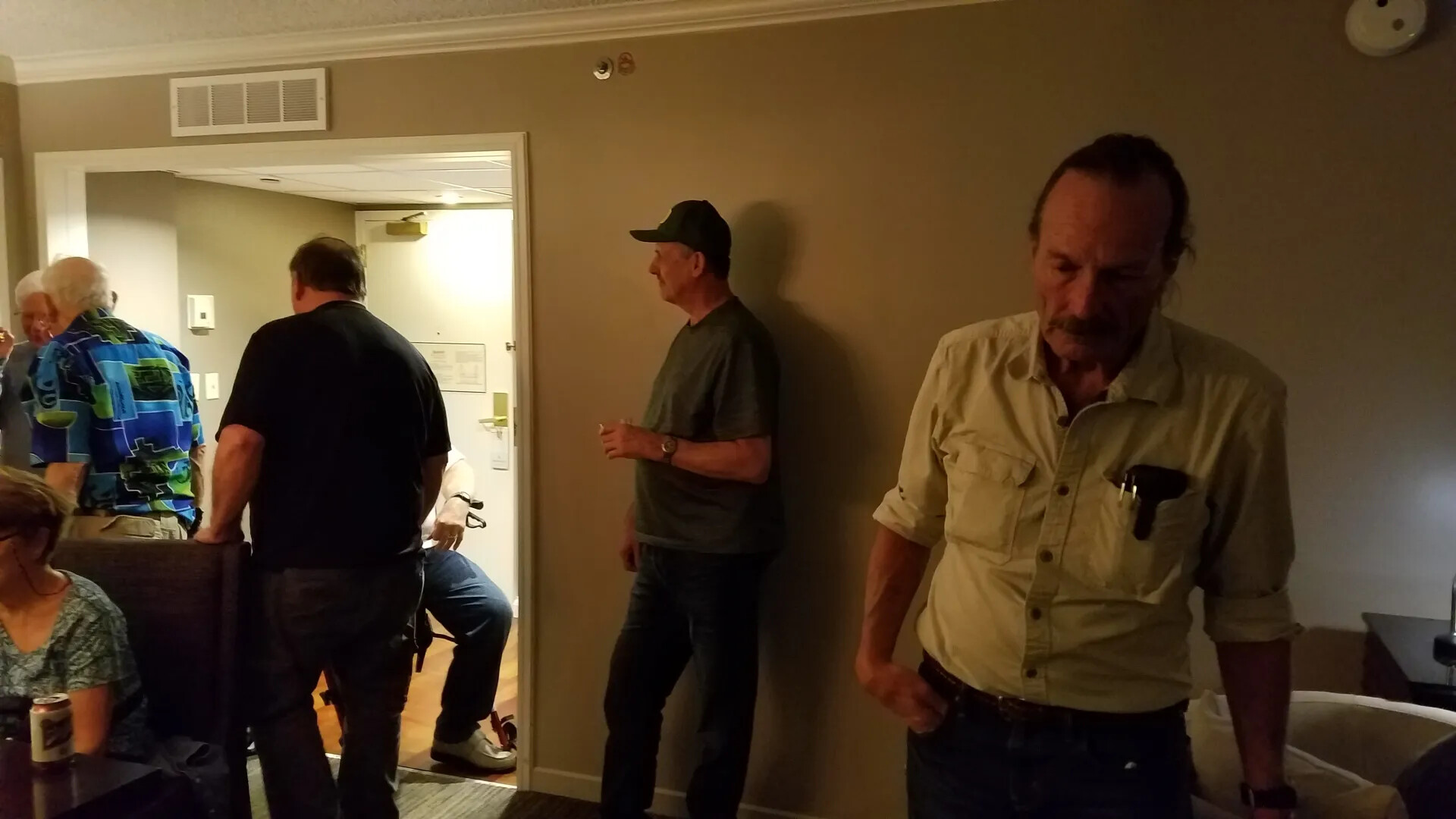 Informal Indoor Gathering, Possible Veterans Reunion Social Event, October 2017