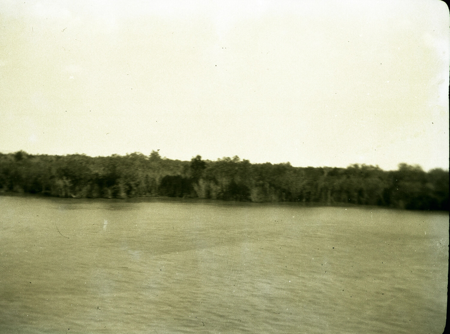 River Scene Viewed from Vessel Underway, China, 1930s