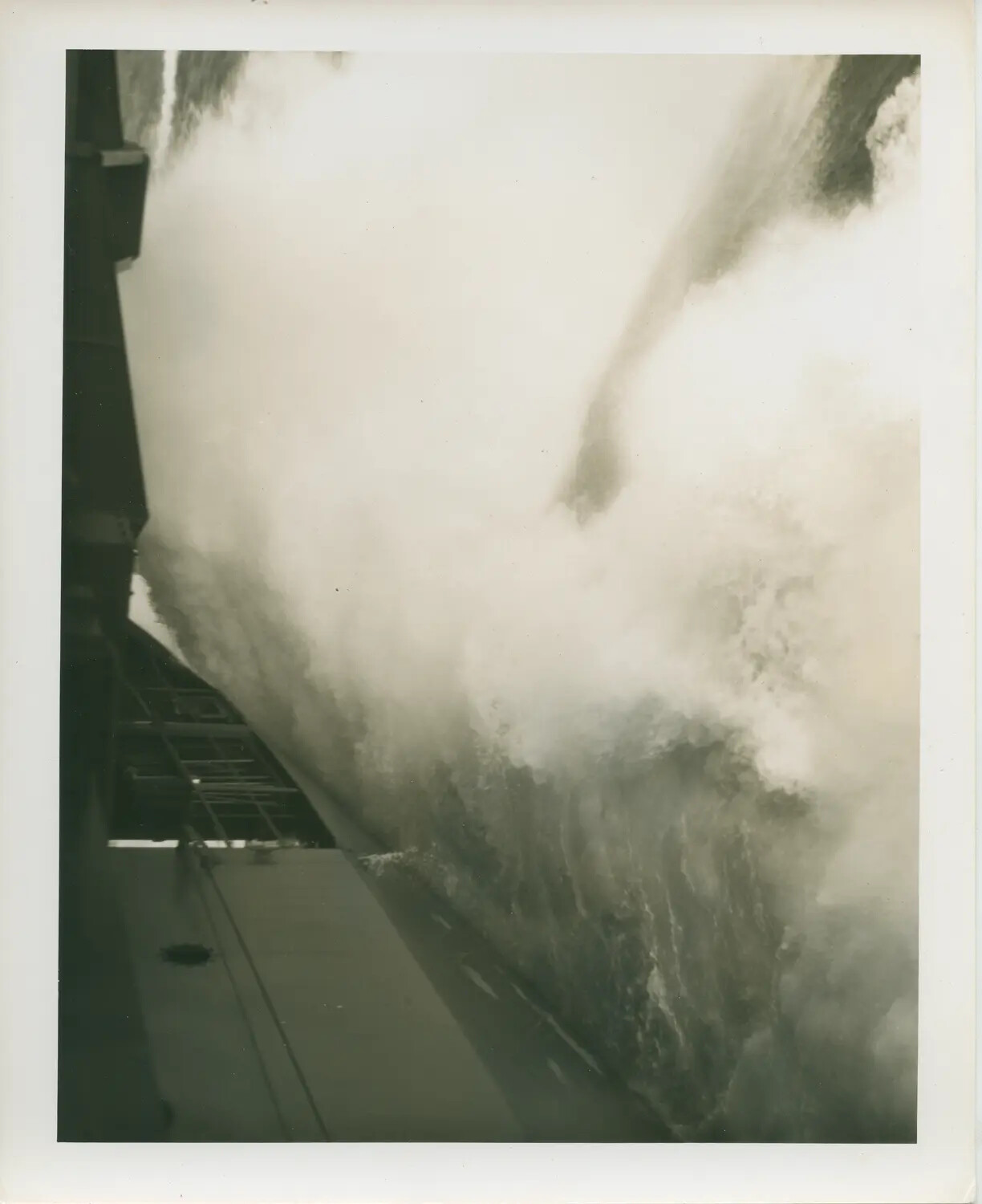 Heavy Seas Alongside USS Petrof Bay (CVE-80), WWII Pacific Theater