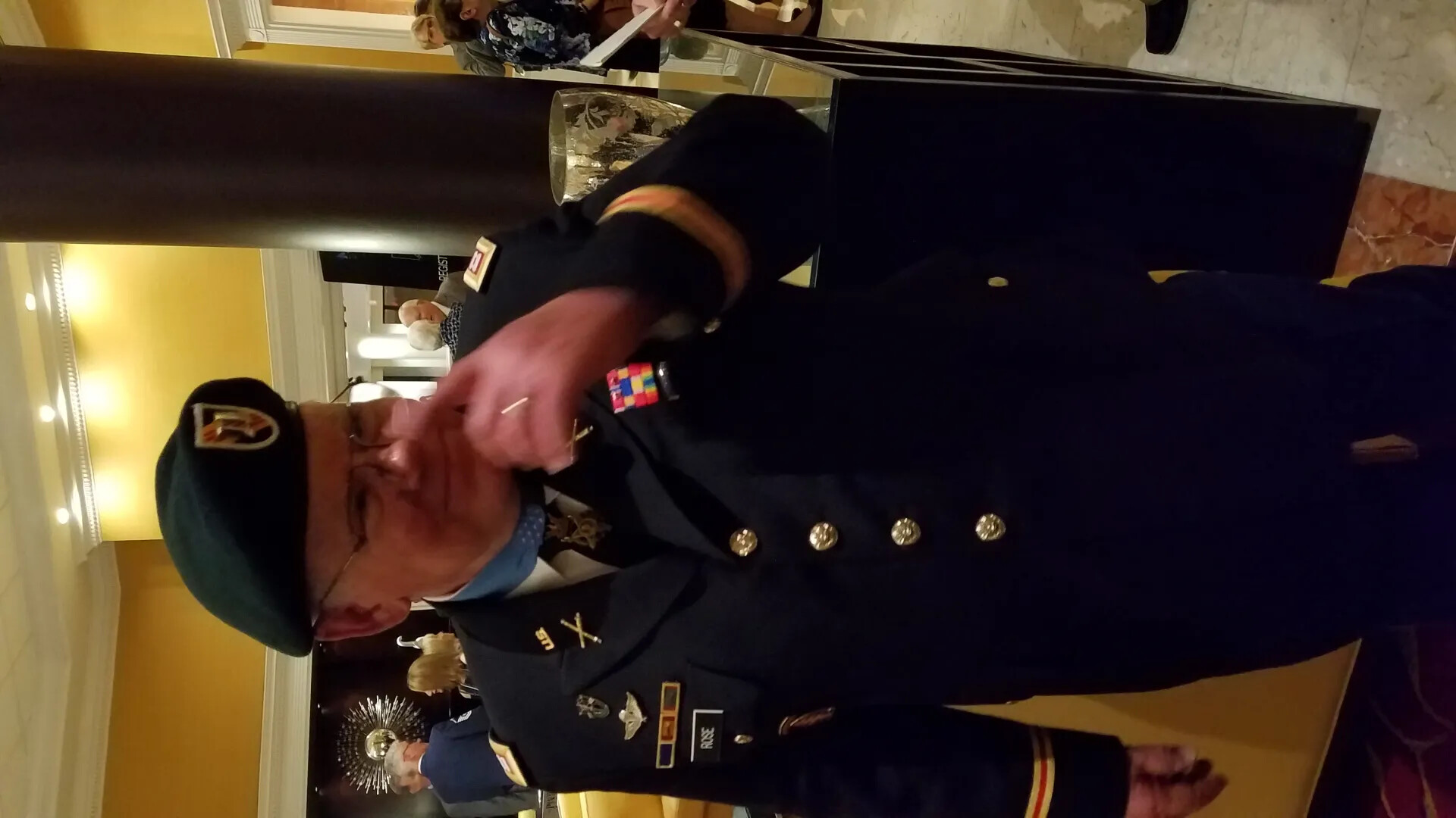 Captain Gary M. Rose in Dress Uniform, Medal of Honor Ceremony Period, 23 October 2017