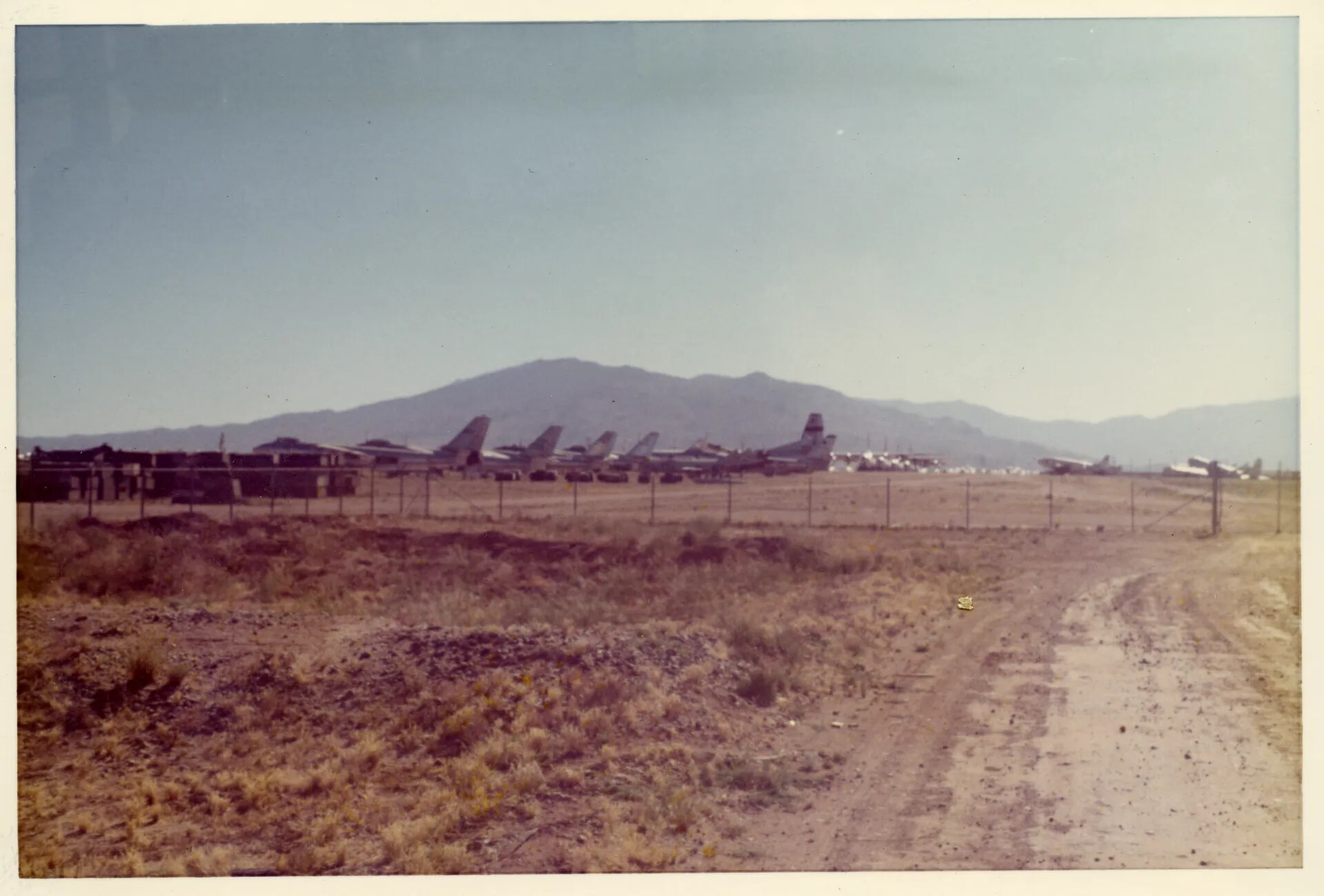 Distant Rows of Stored Jet Bombers, Davis-Monthan AFB Boneyard, Arizona