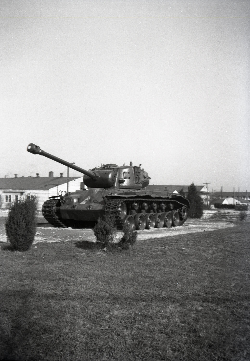 M26 Pershing/M46 Patton Tank on Static Display, Fort Knox, Kentucky