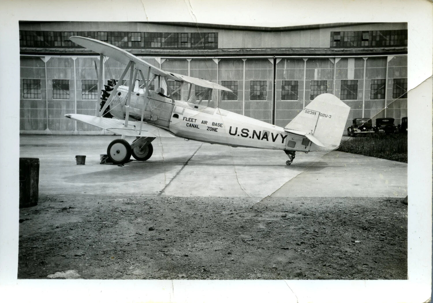 Vought O2U-3 Corsair Observation Biplane, Fleet Air Base, Canal Zone, Panama
