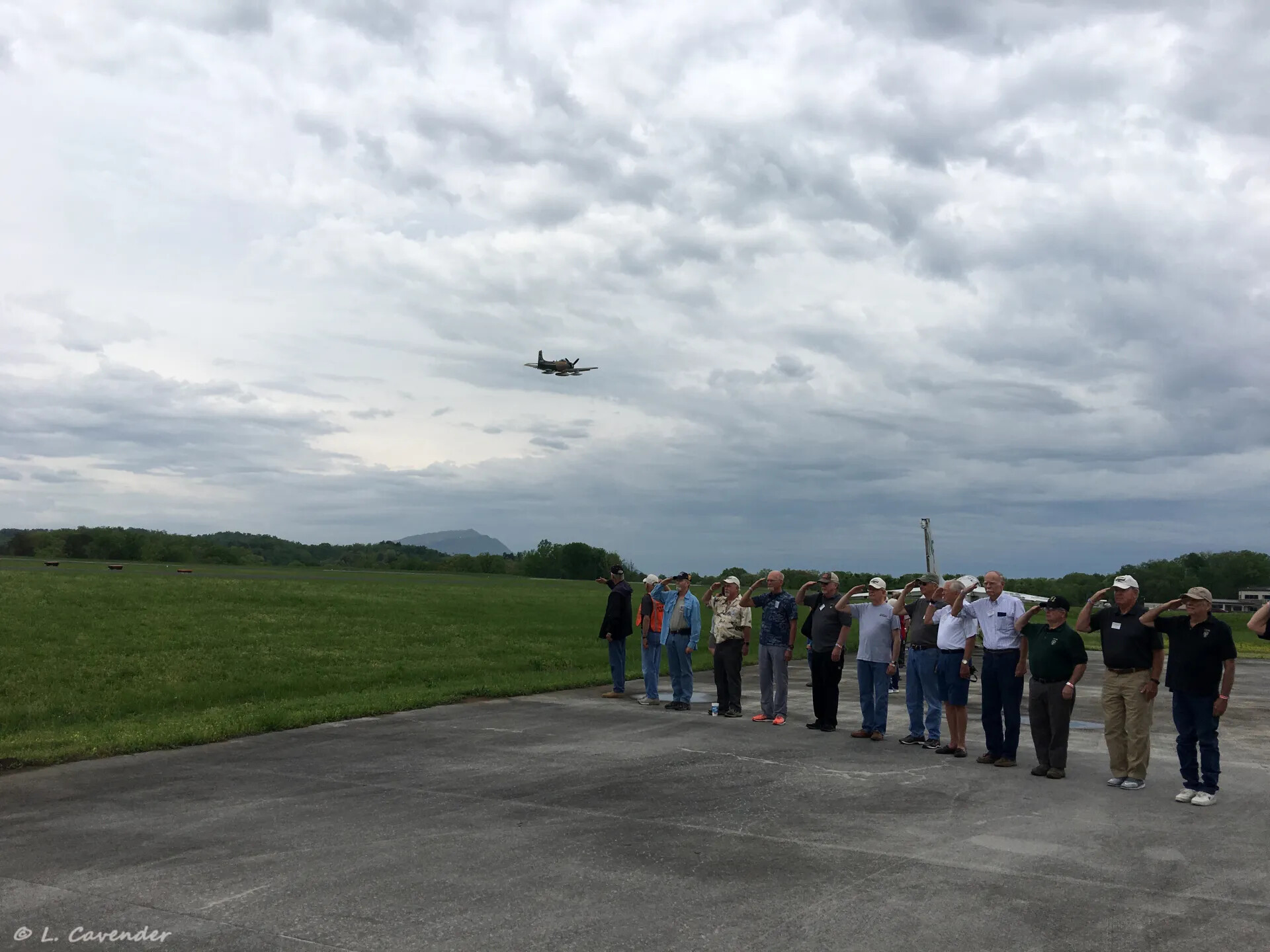 Veterans Salute A-1 Skyraider Flyover, Mel Swanson Day Tribute Event