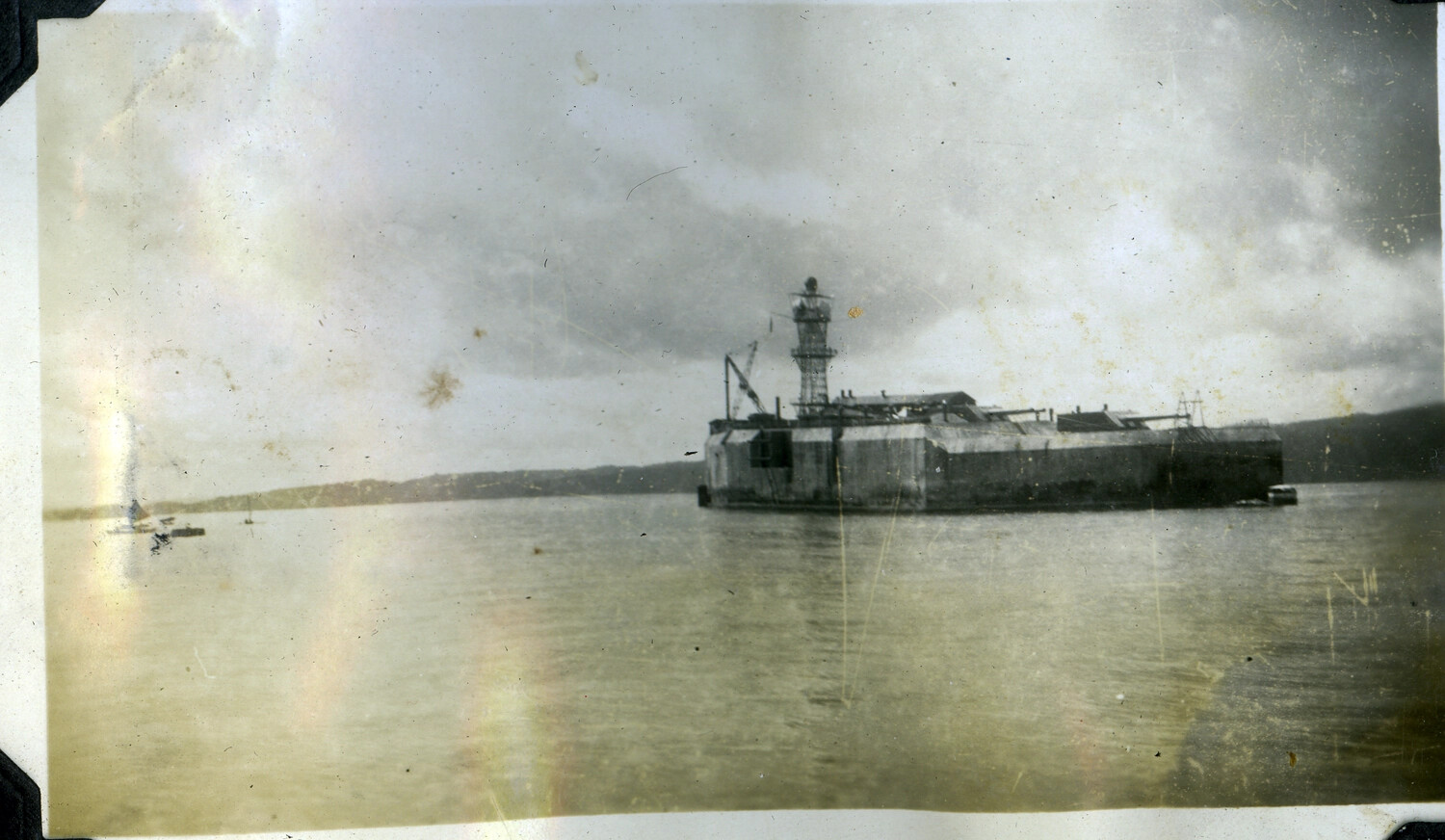 Floating Industrial Vessel or Dry Dock in Harbor, Manila Photo Album