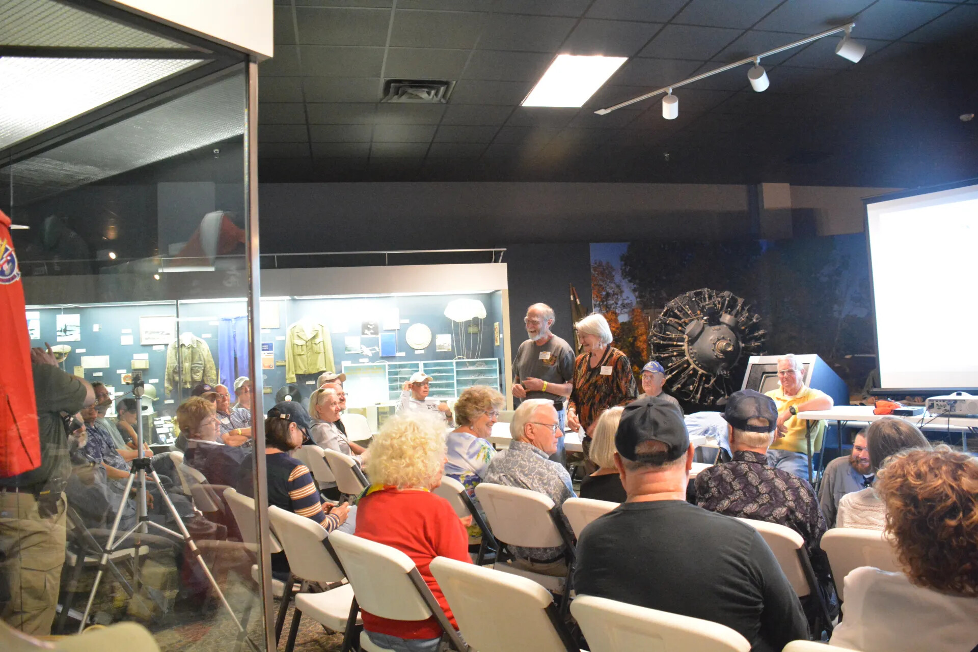 Reunion Gathering Continues, Tennessee Museum of Aviation (Near-Duplicate Frame)
