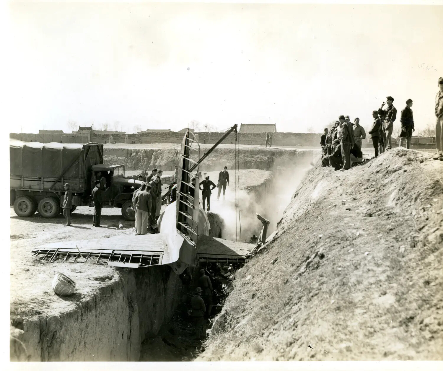 Aircraft Crash Recovery Operation, China-Burma Theater, WWII