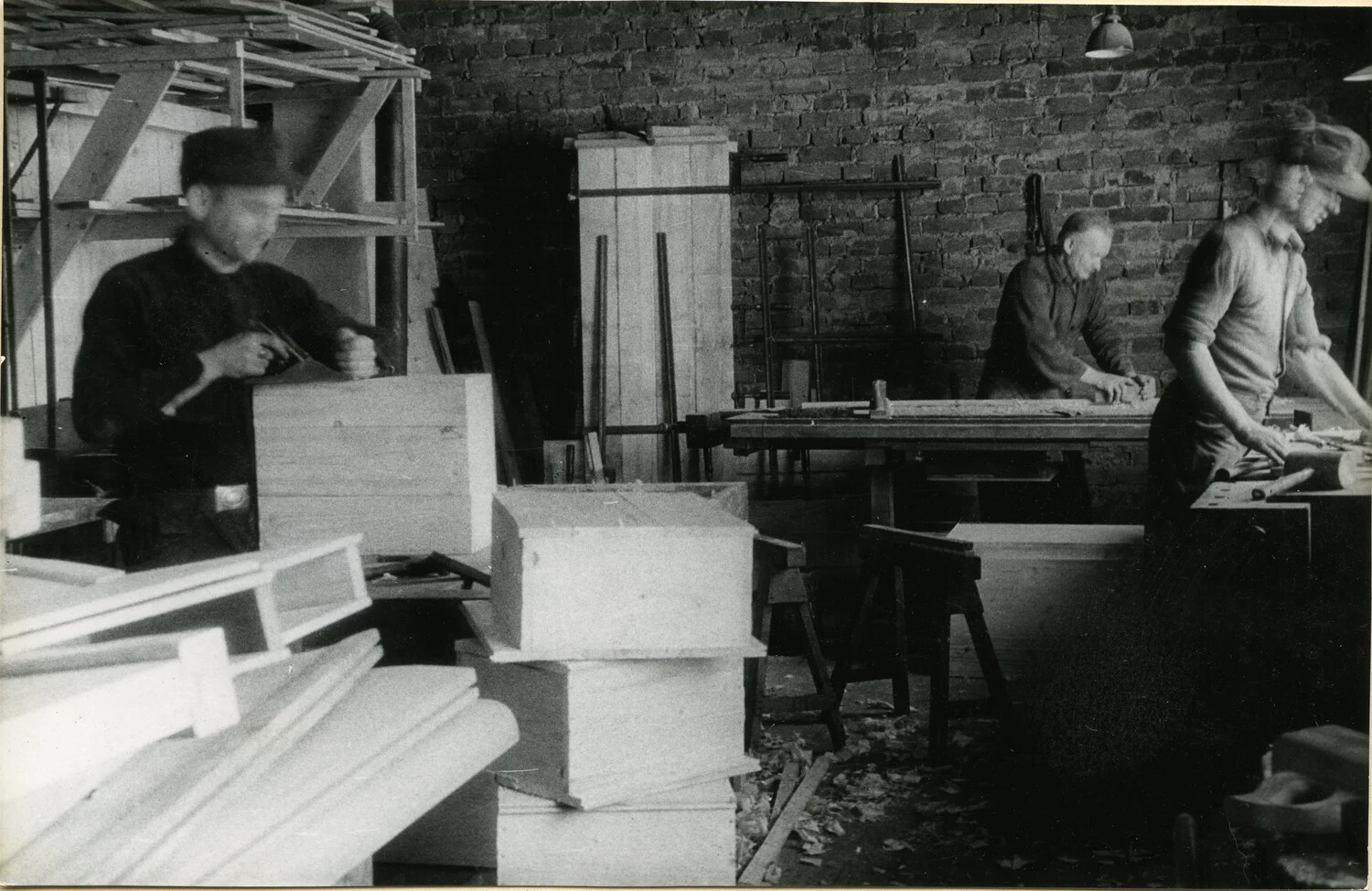 Joiner's Workshop, Depot, Germany -- Full-Frame Photograph