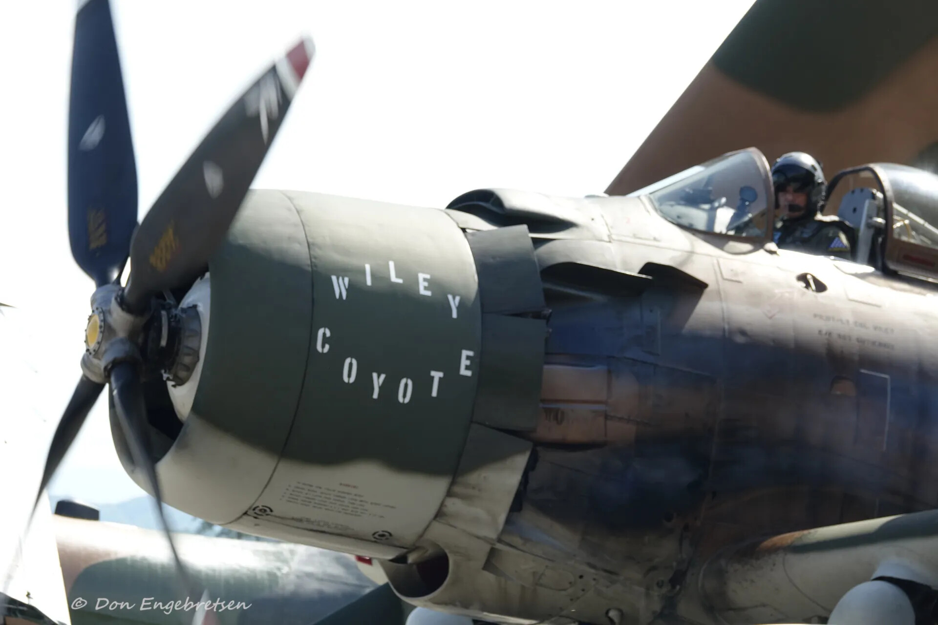 Douglas A-1 Skyraider "Wiley Coyote" - Engine Cowling and Cockpit Detail