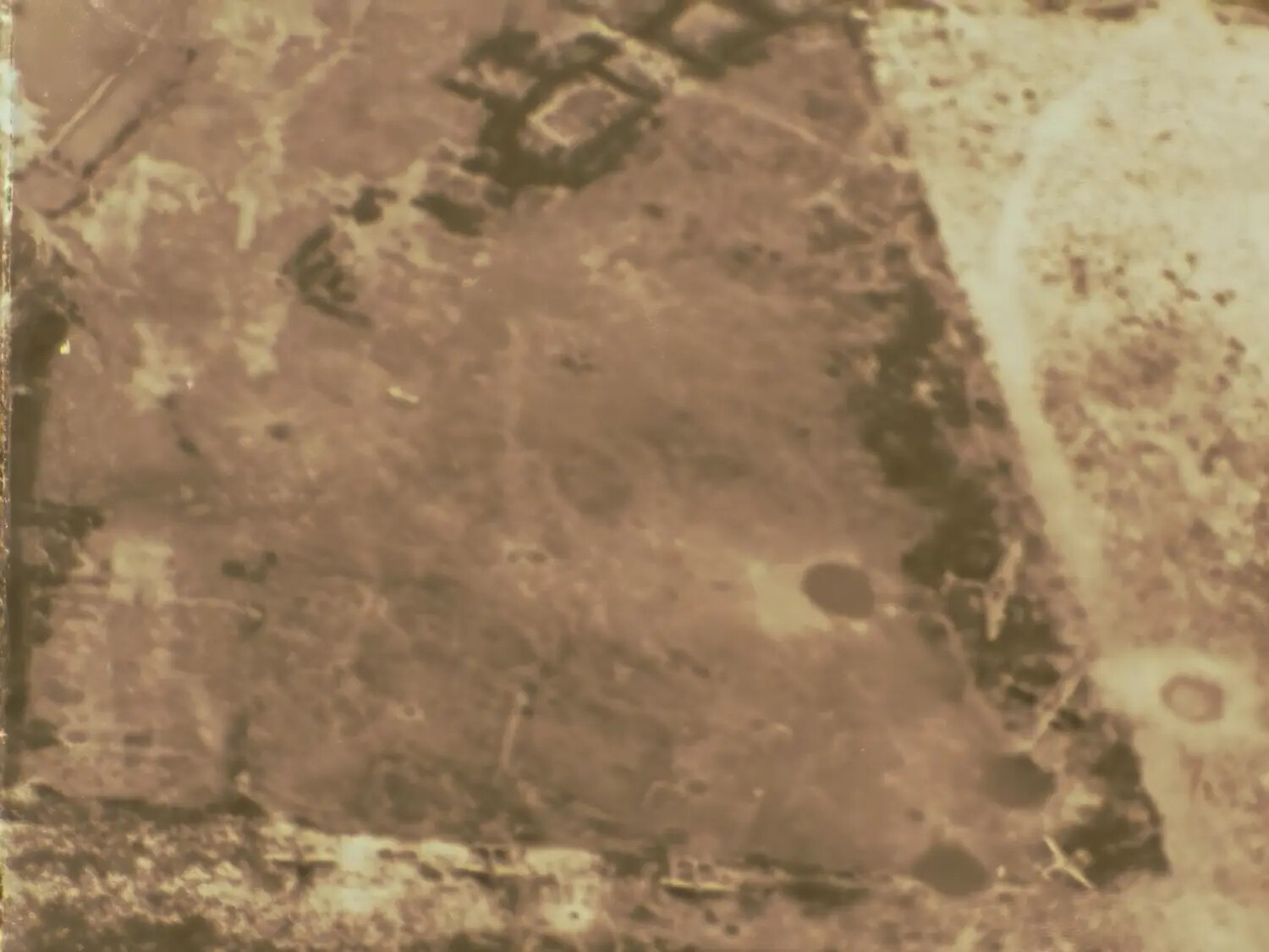 Degraded Extreme Close-Up Film Still, Francis R. Ferry Collection (Frame 021)