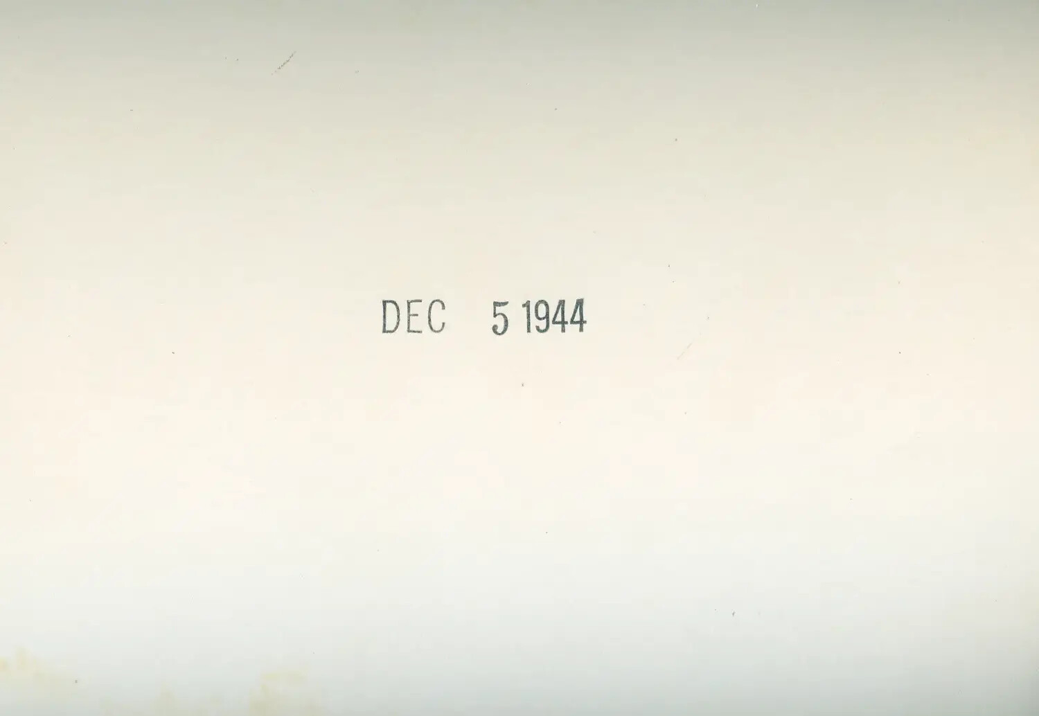 Film Date Slate, 'DEC 5 1944' -- USS Petrof Bay (CVE-80) Photographic Collection