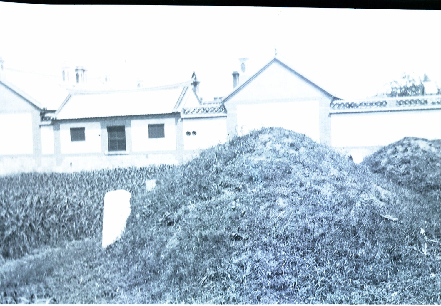 Rural Compound and Burial Mounds, China, Mid-20th Century