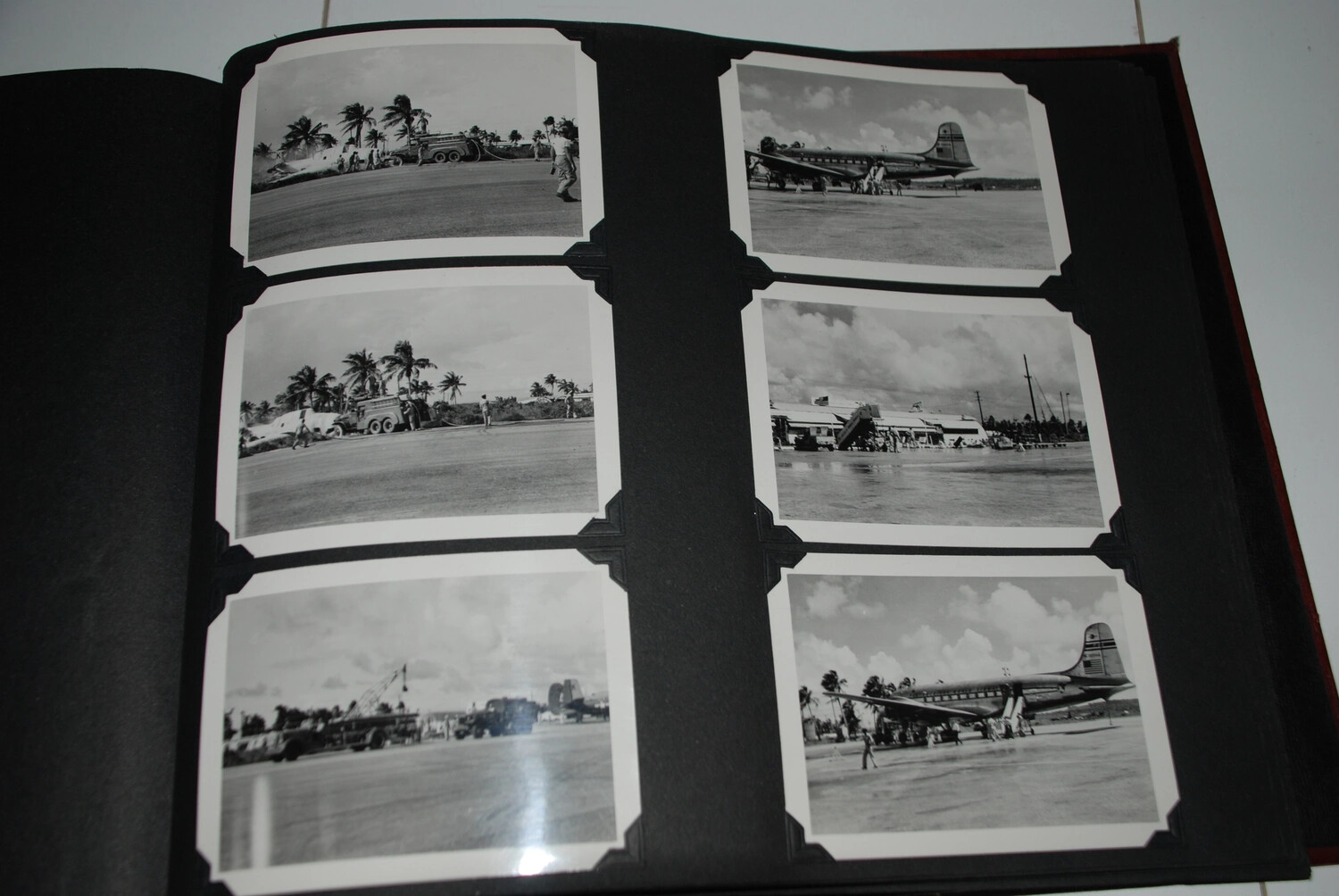 Photo Album Page: Aircraft Crash Response and NATS Transport Aircraft, VR-6, NAS Agana, Guam