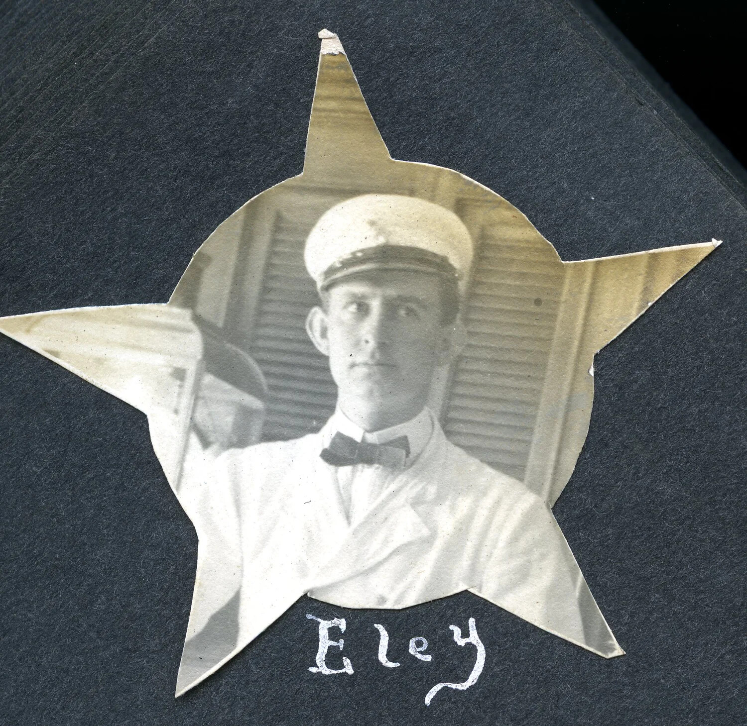 USS Columbia Album: Star-Shaped Portrait of Shipmate 'Eley'