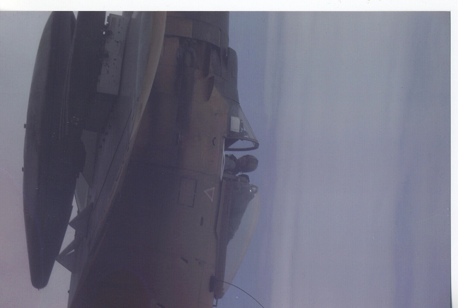 In-Flight Air-to-Air View of A-1 Skyraider Cockpit, 1st/6th Special Operations Squadron