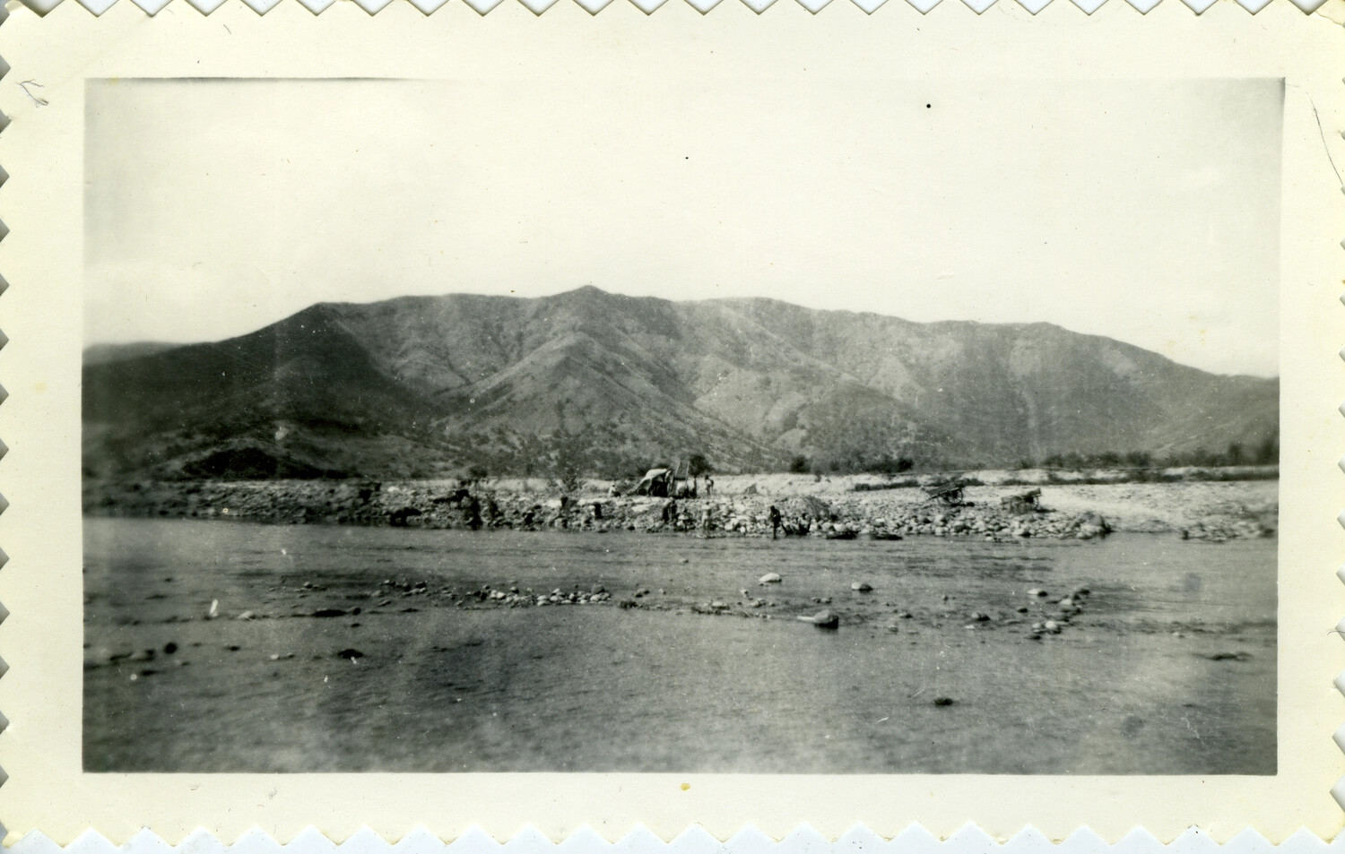 River Valley and Mountain Terrain, Okinawa, World War II