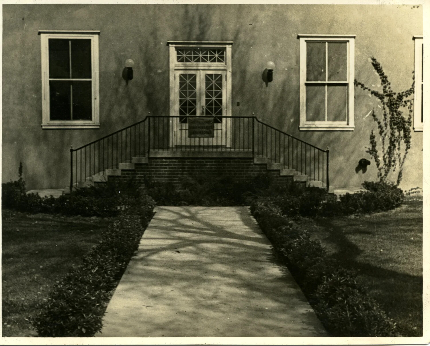 Building Entrance, Jervey Signal Corps Album -- 'Making Film' Section
