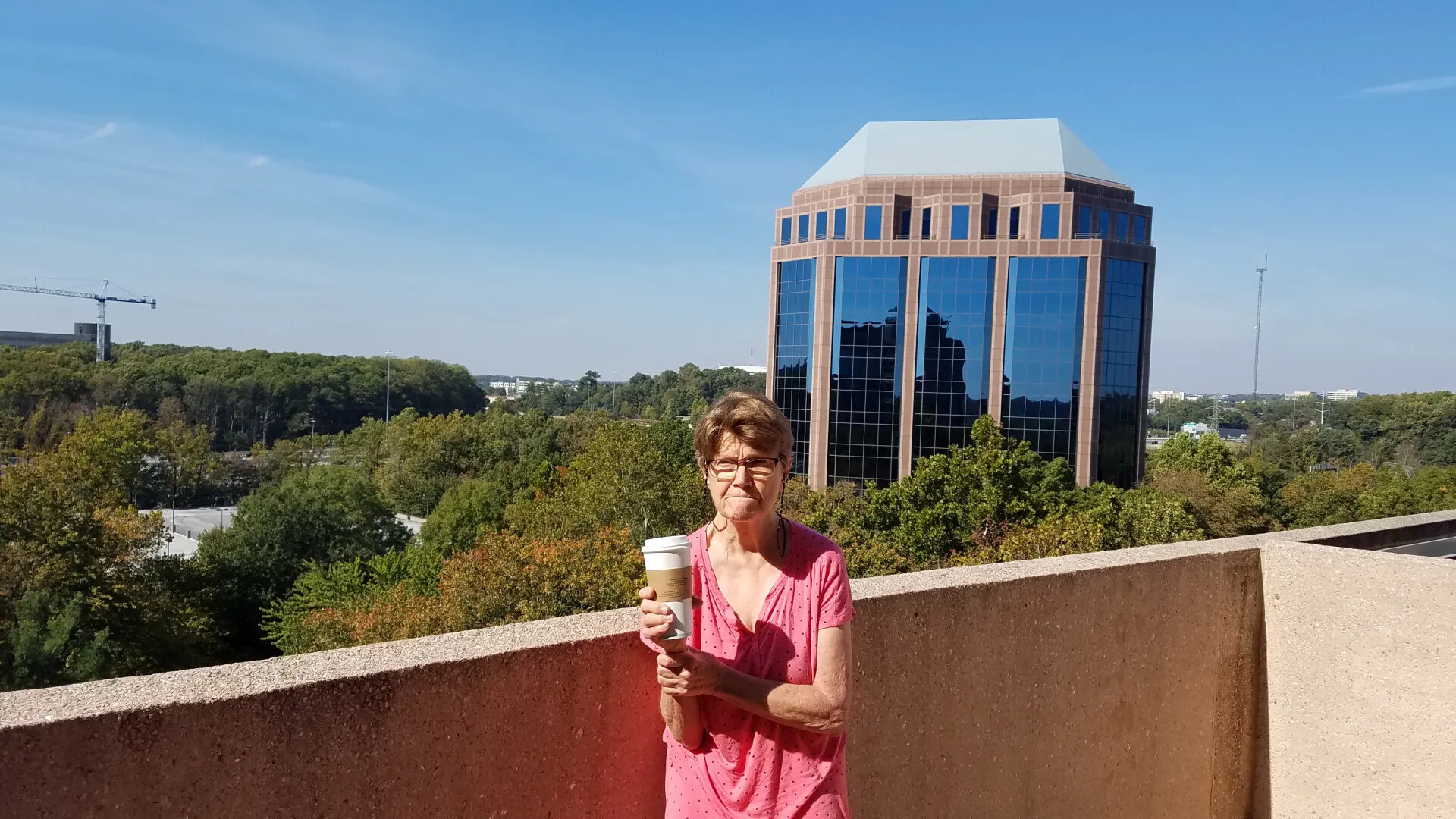 Informal Snapshot, Rooftop Terrace, Washington D.C. Area, October 22, 2017