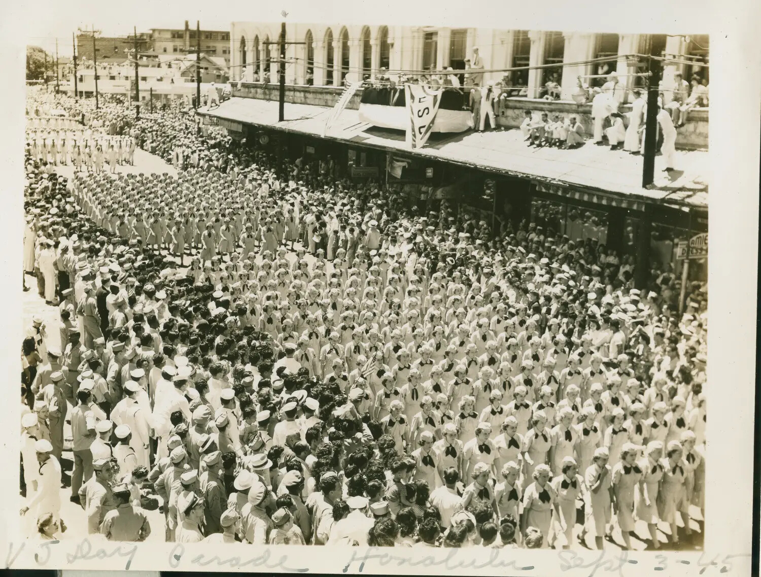 V-J Day Parade, Honolulu, Hawaii, September 3, 1945