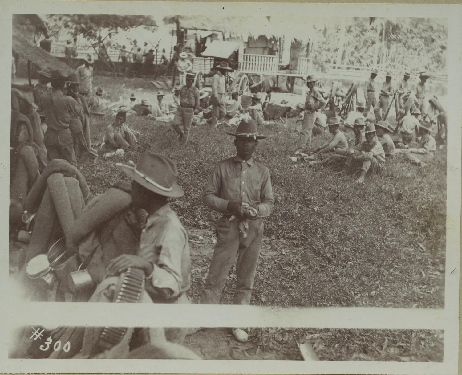 American Troops at Rest in the Field, Philippine-American War, c. 1899-1902