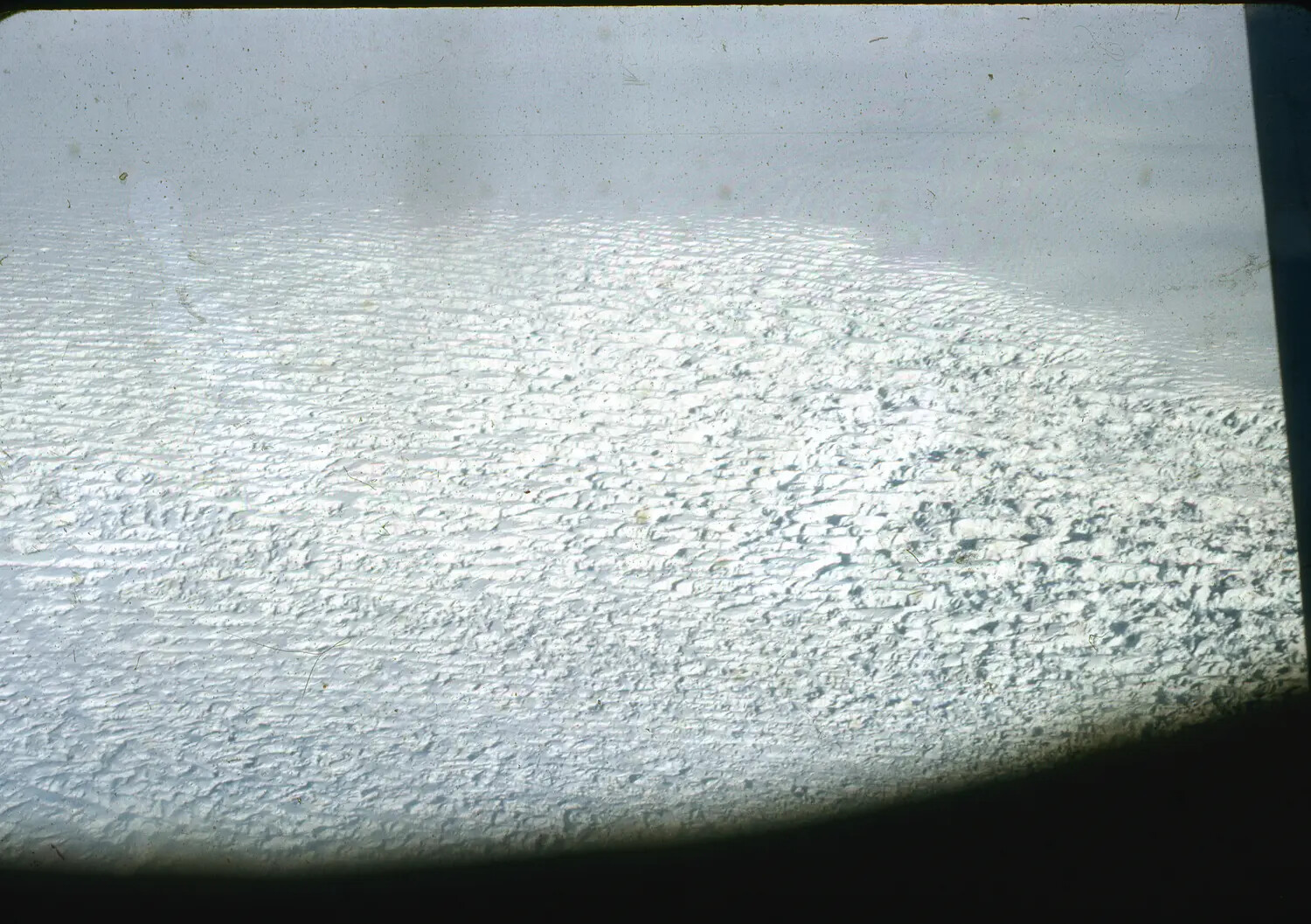 Aerial View of Wind-Sculpted Snow Terrain, Thule Air Force Base, Greenland, 1950-1955